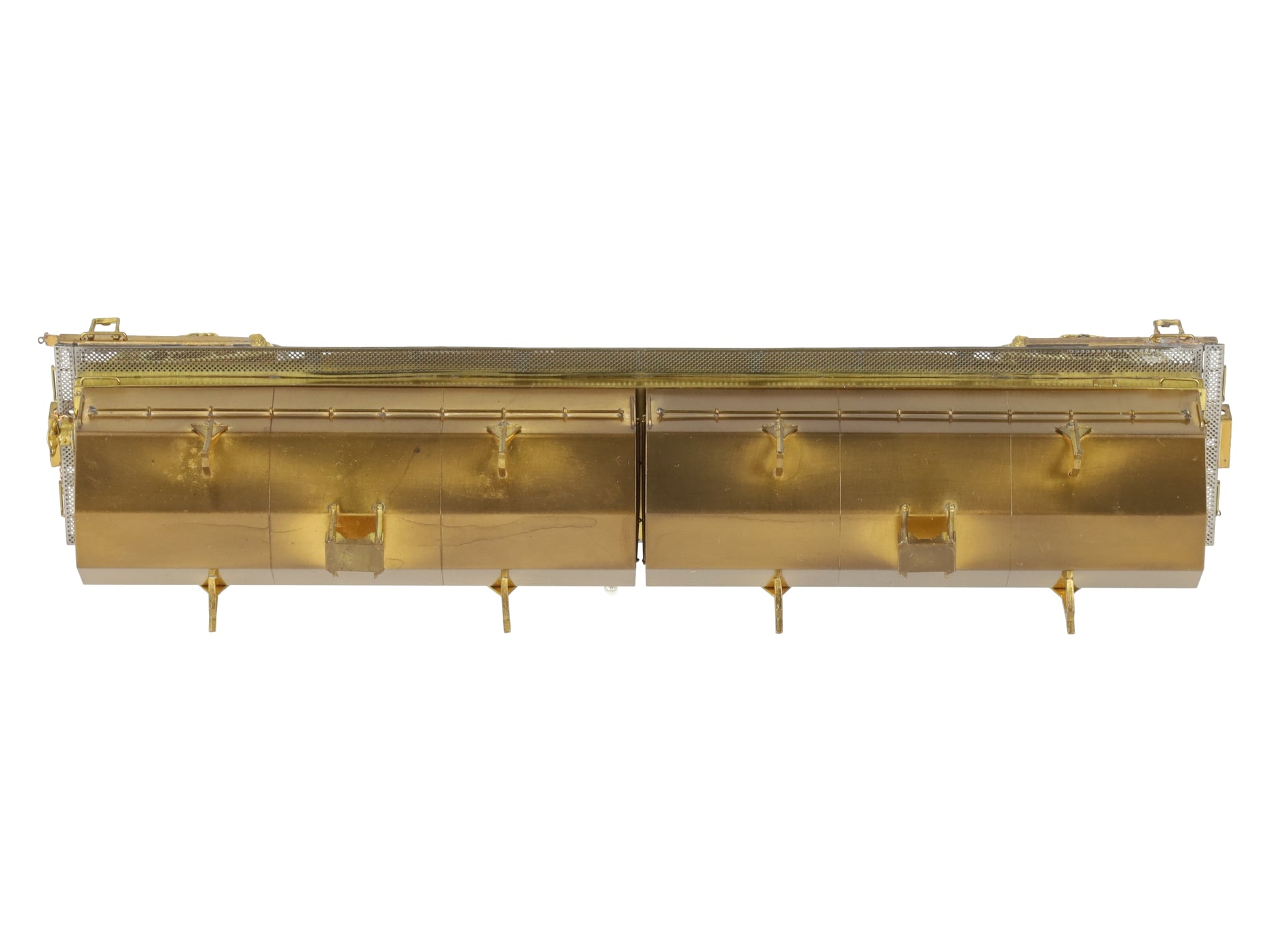 Overland OMI-1358 Brass HO Scale Evans Steel Coil Car EX/Box