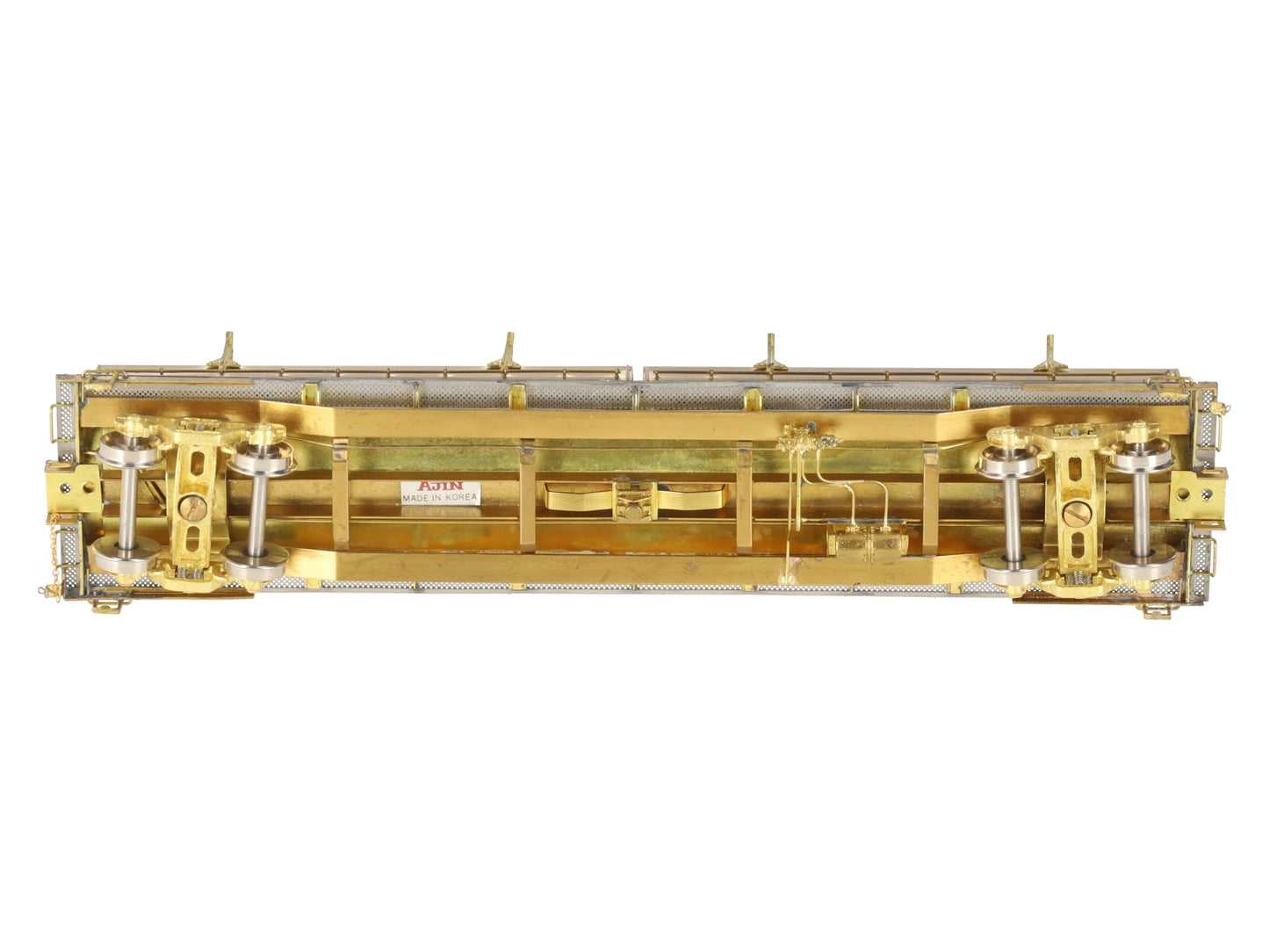 Overland OMI-1358 Brass HO Scale Evans Steel Coil Car EX/Box