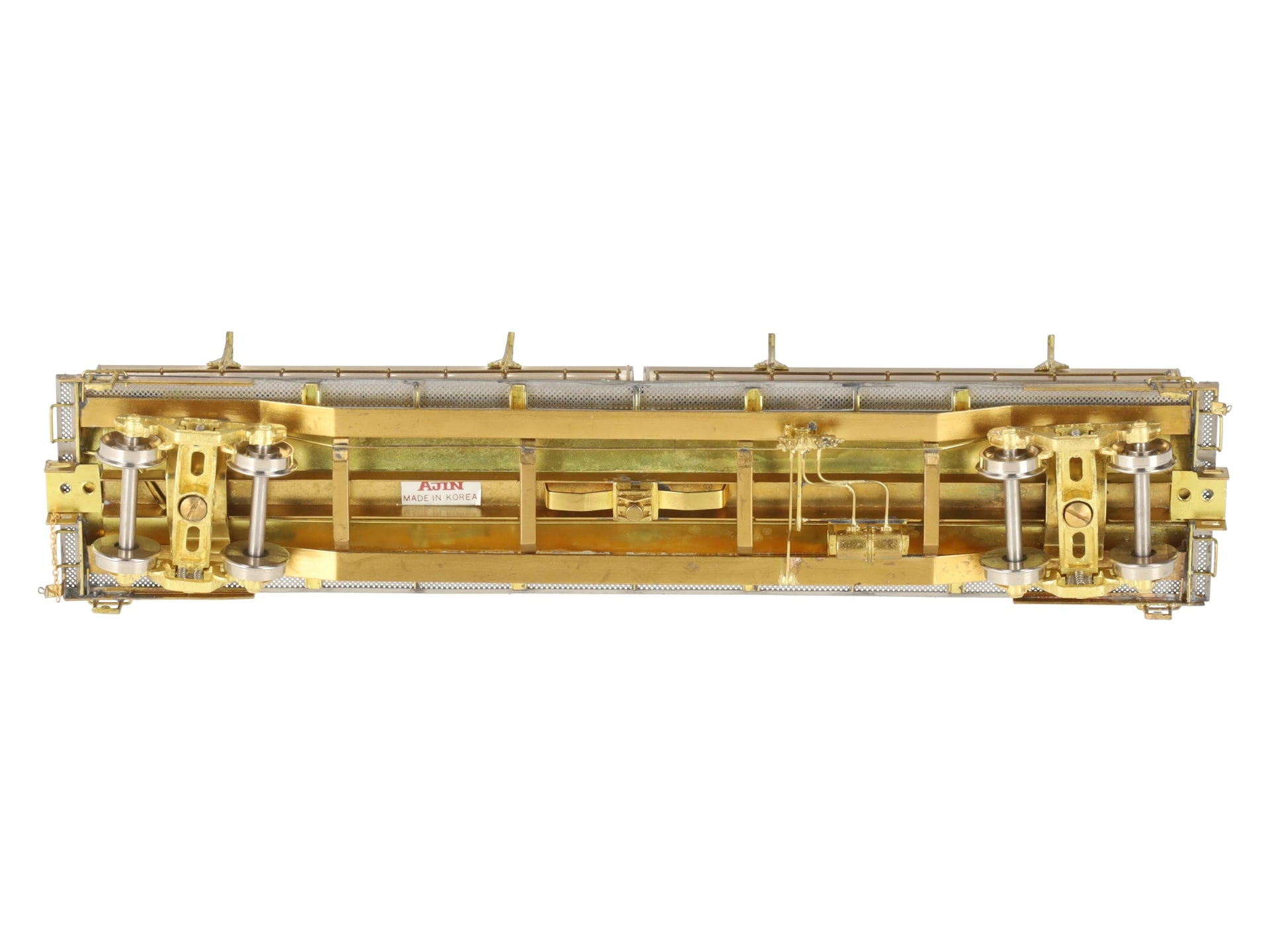 Overland OMI-1358 Brass HO Scale Evans Steel Coil Car EX/Box