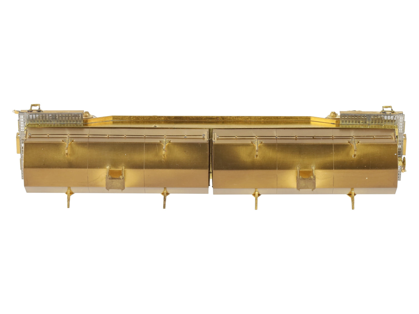 Overland OMI-1389 Brass HO Scale Evans Steel Coil Car EX/Box