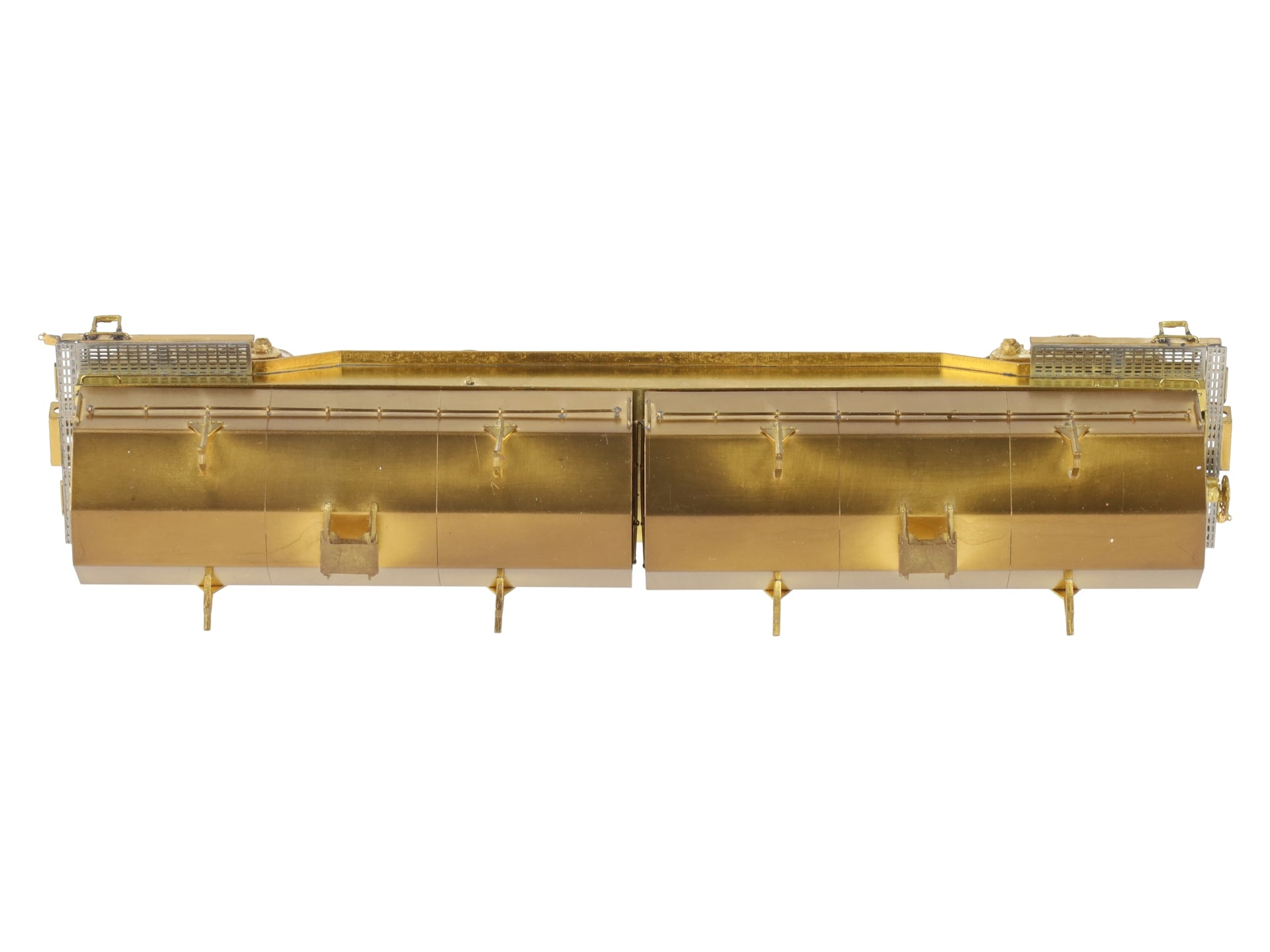 Overland OMI-1389 Brass HO Scale Evans Steel Coil Car EX/Box