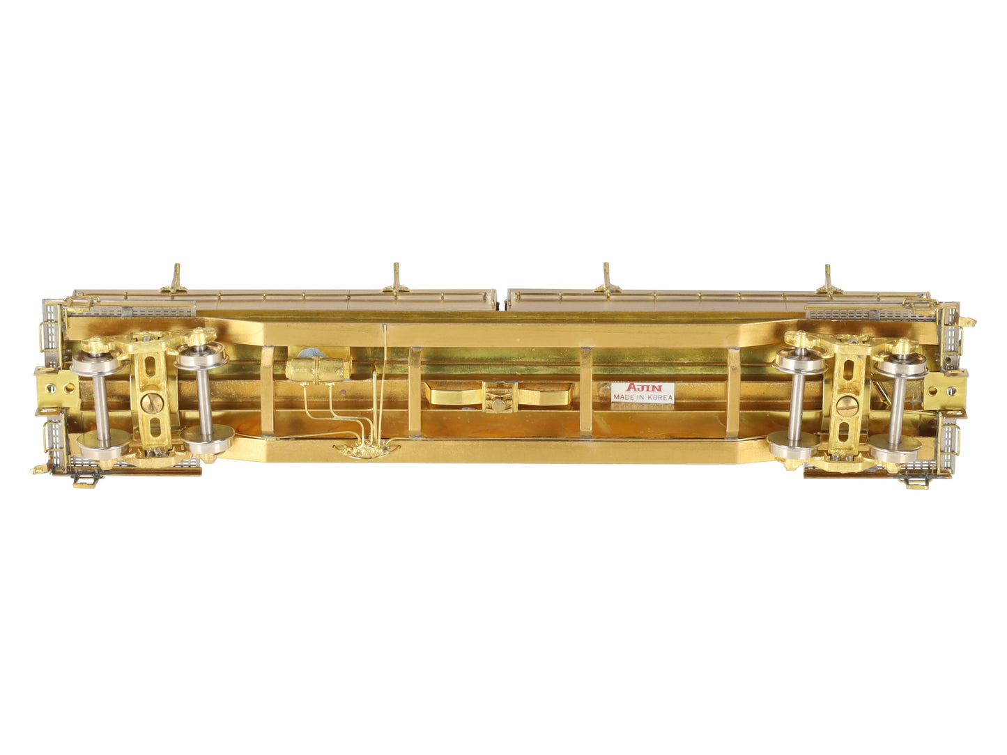 Overland OMI-1389 Brass HO Scale Evans Steel Coil Car EX/Box
