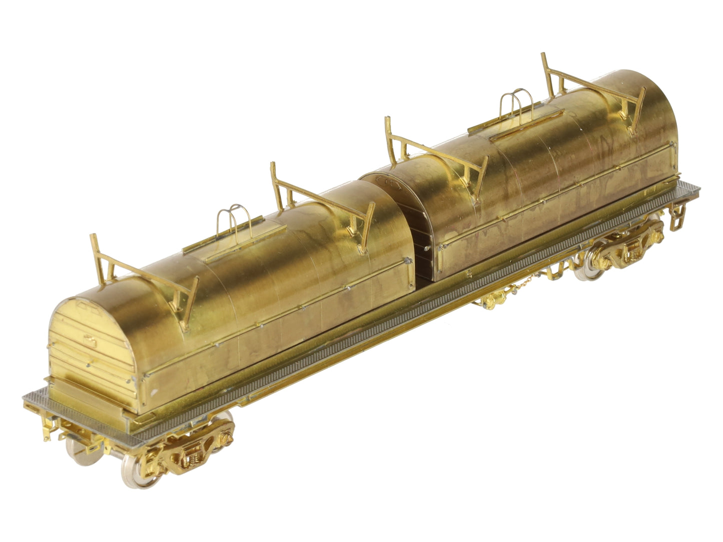Overland OMI-1357 Brass HO Scale Thrail Coil Steel Car EX/Box