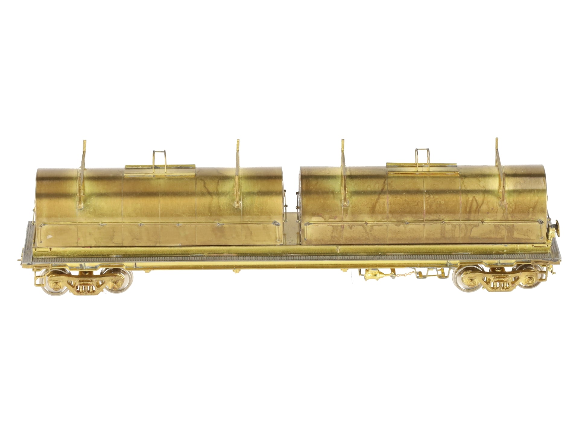 Overland OMI-1357 Brass HO Scale Thrail Coil Steel Car EX/Box