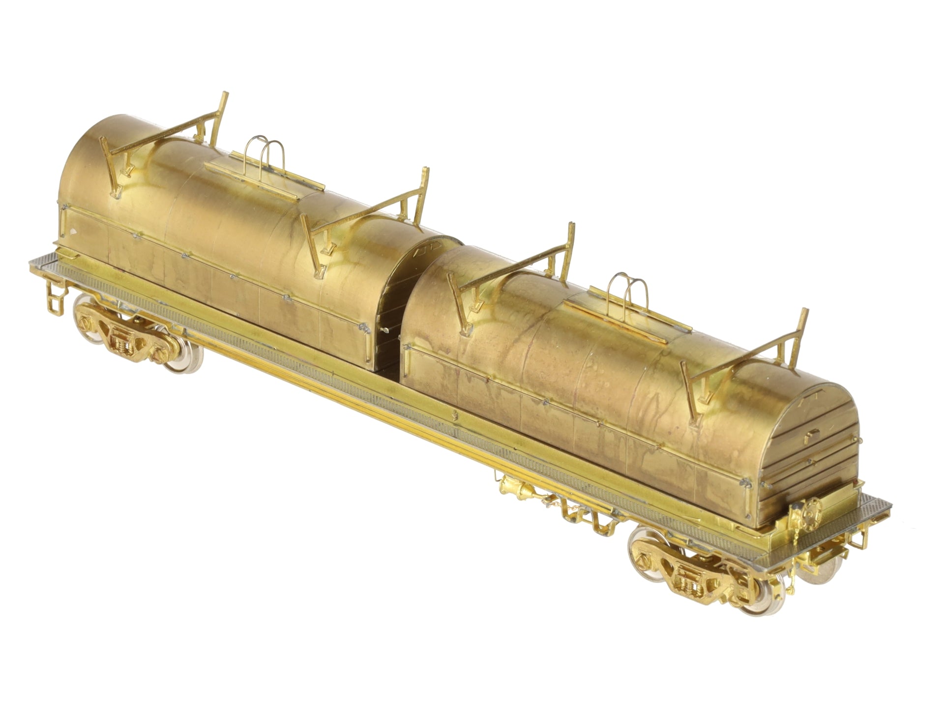 Overland OMI-1357 Brass HO Scale Thrail Coil Steel Car EX/Box