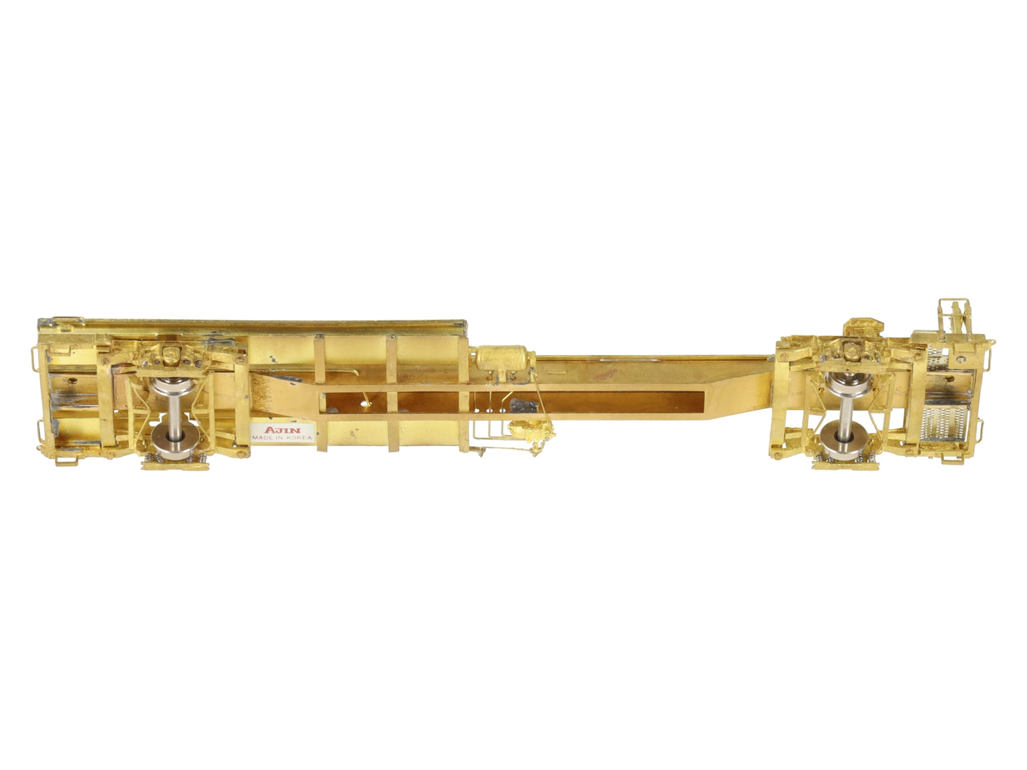 Overland OMI-3042 Brass HO Scale TTUX Thrall Front Runner TOFC Flat Car #121046 EX/Box
