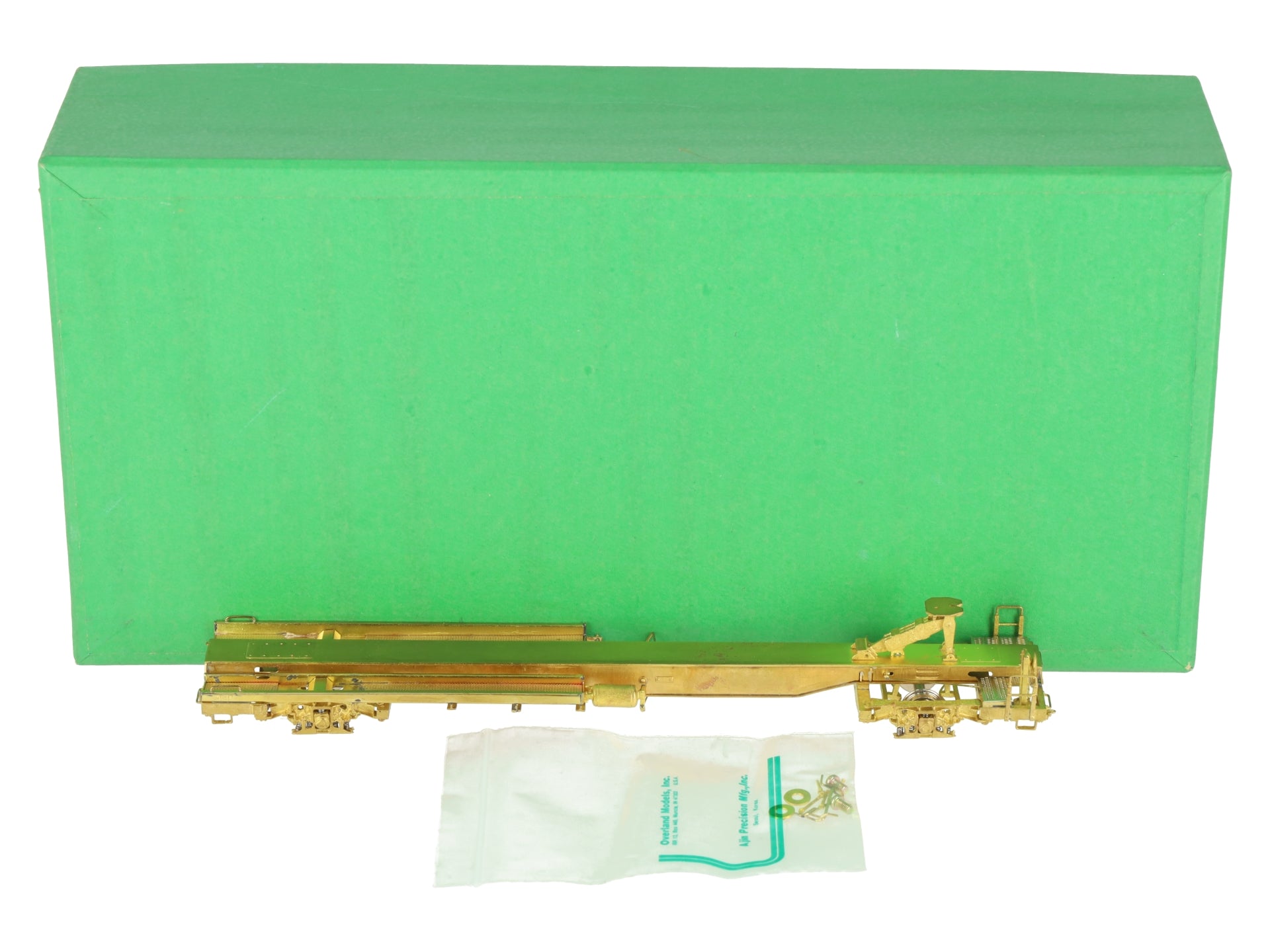 Overland OMI-3042 Brass HO Scale TTUX Thrall Front Runner TOFC Flat Car #121046 EX/Box