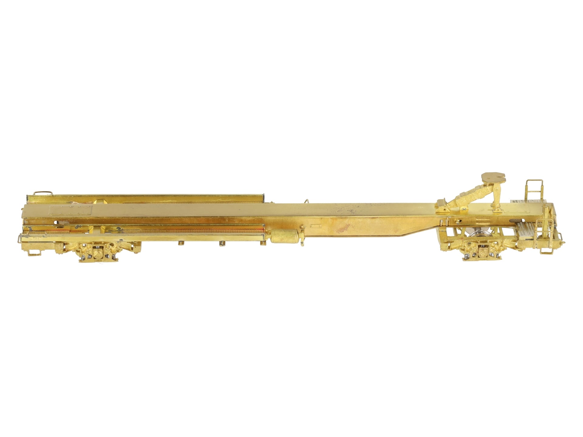 Overland OMI-3042 Brass HO Scale TTUX Thrall Front Runner TOFC Flat Car #121046 EX/Box