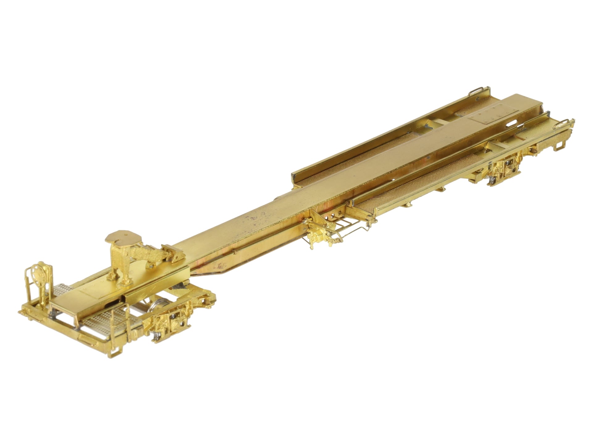 Overland OMI-3042 Brass HO Scale TTUX Thrall Front Runner TOFC Flat Car #121046 EX/Box