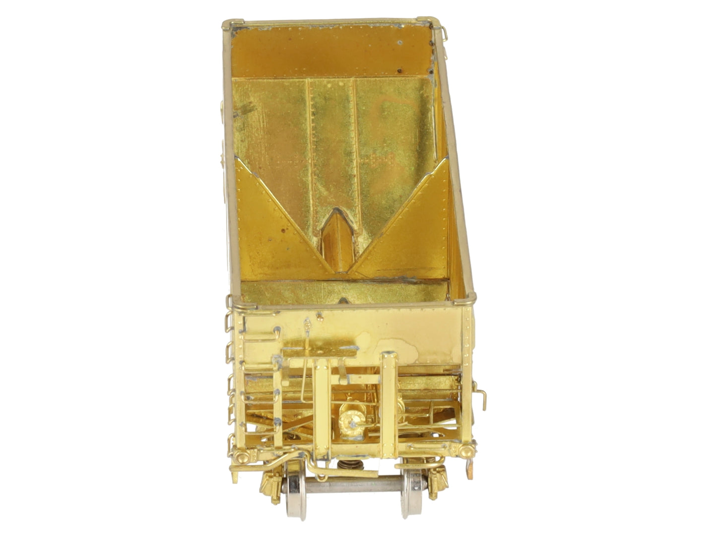 Overland OMI-1341 Brass HO Scale USRA 2-Bay Hopper EX/Box