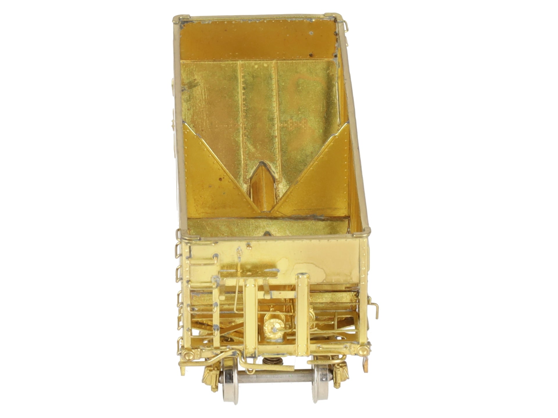 Overland OMI-1341 Brass HO Scale USRA 2-Bay Hopper EX/Box