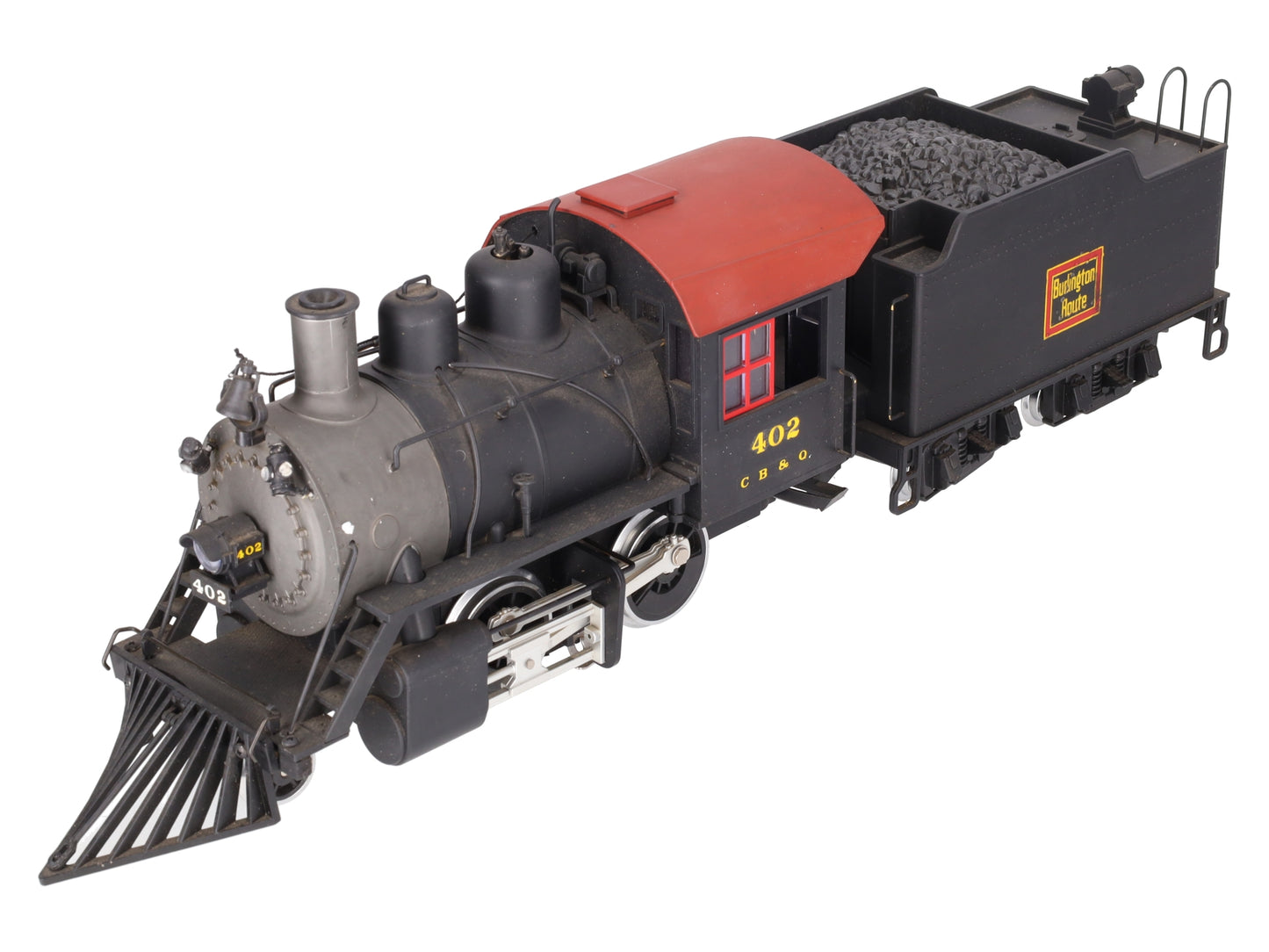 LGB 20232 G CB&Q 2-4-0 Steam Locomotive & Tender W/Sound #1218/Box