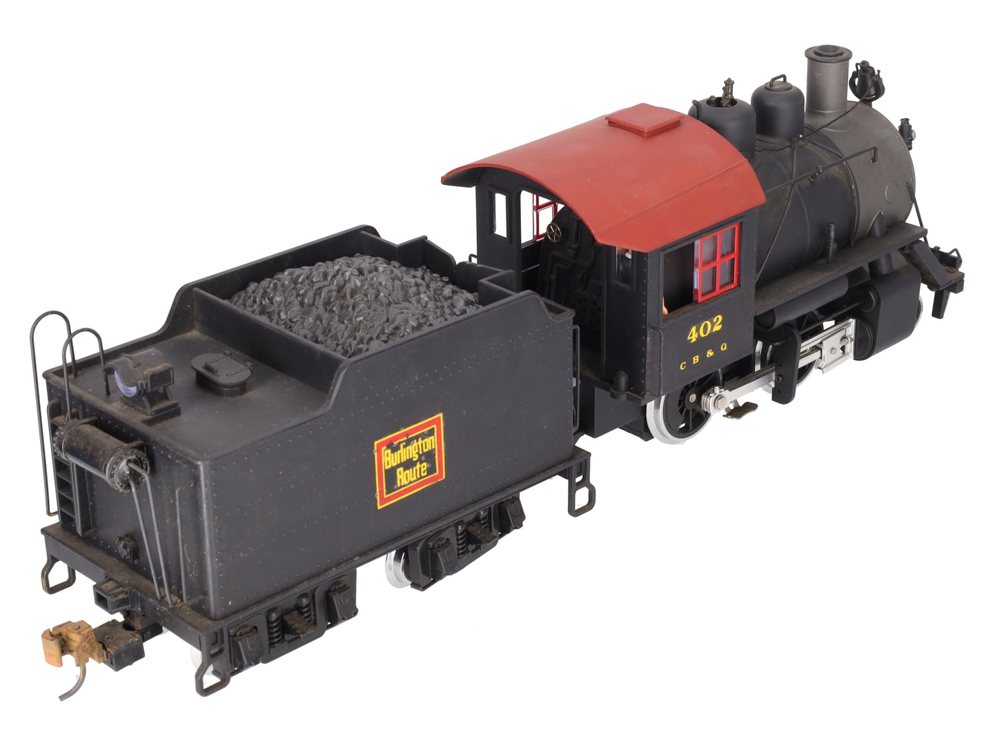 LGB 20232 G CB&Q 2-4-0 Steam Locomotive & Tender W/Sound #1218/Box