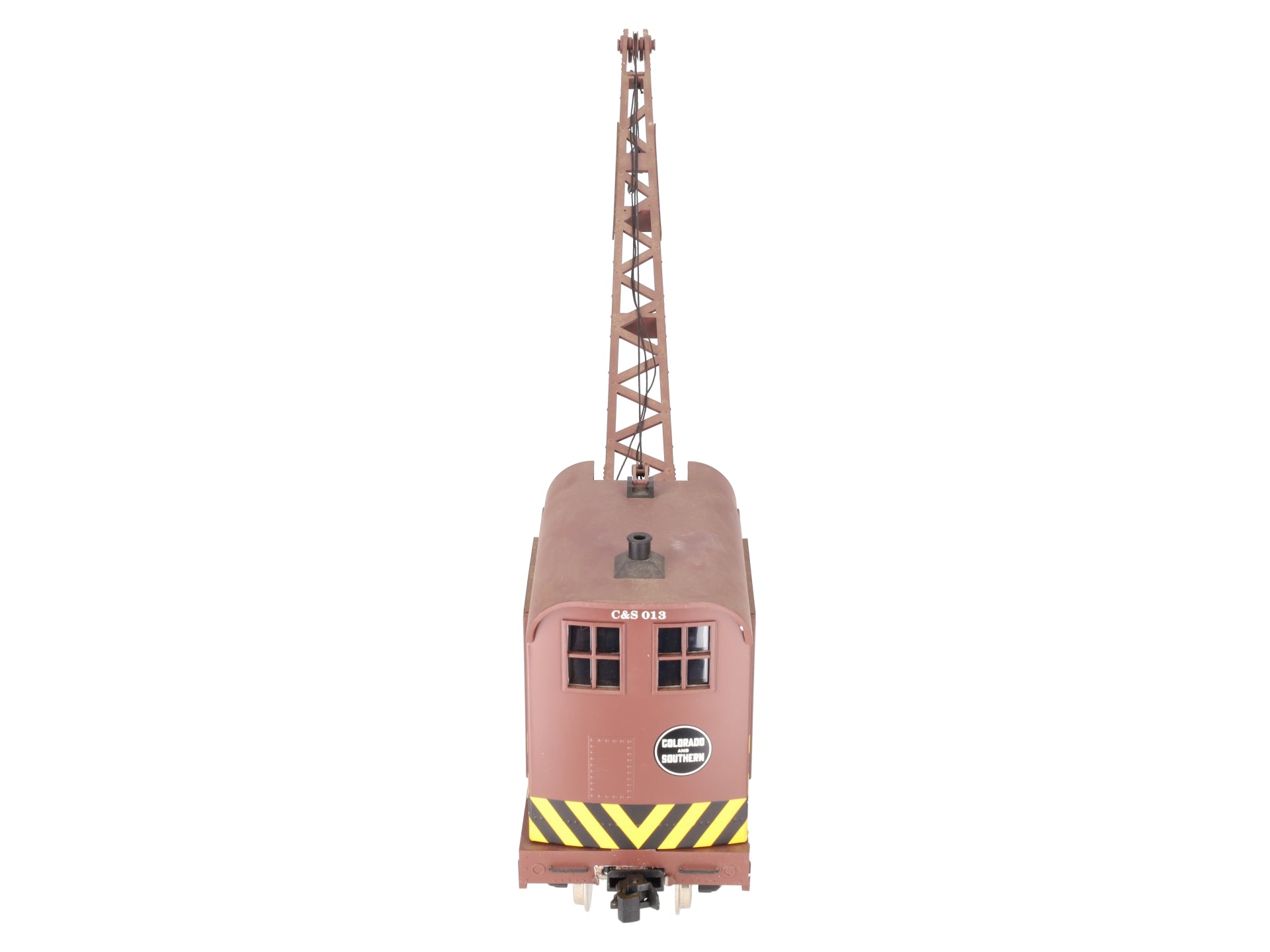 USA Trains 1867 G Gauge Colorado & Southern 25-Ton Crane with Metal Wheels VG/Box