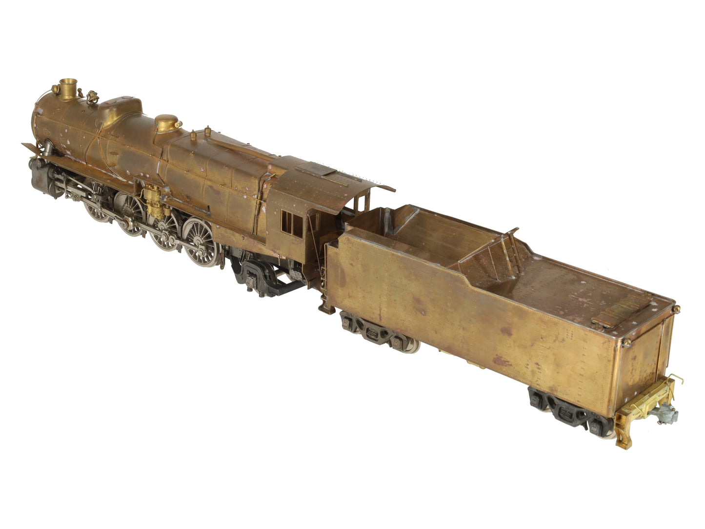Max Gray 4-8-2 O Scale PRR M-1 Steam Locomotive And Tender #4204 VG