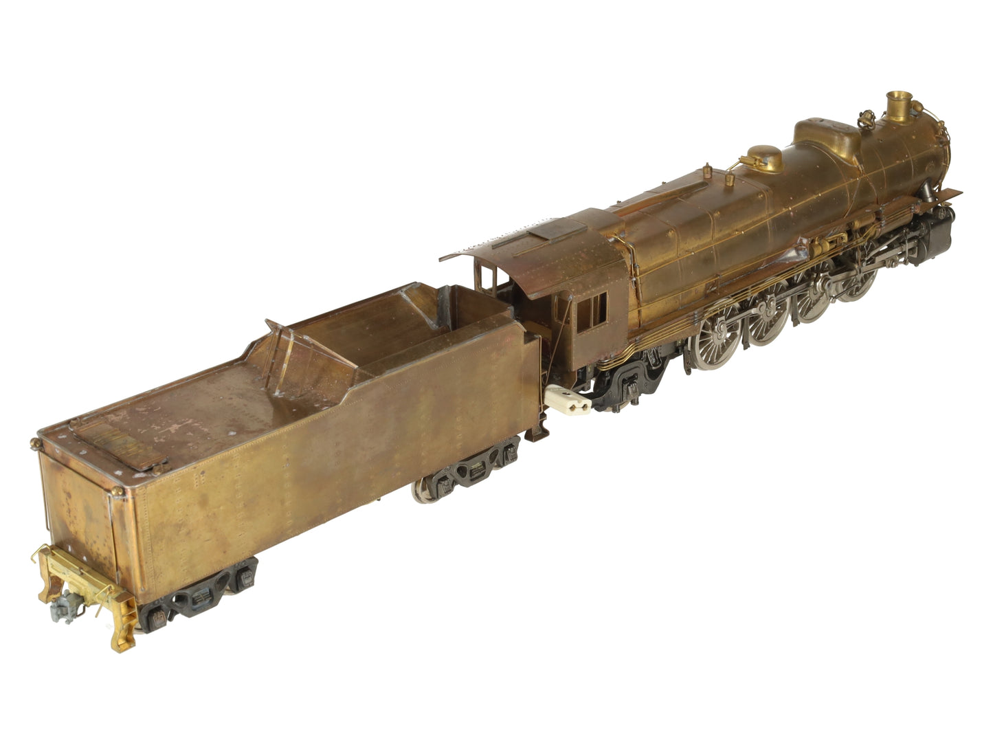 Max Gray 4-8-2 O Scale PRR M-1 Steam Locomotive And Tender #4204 VG