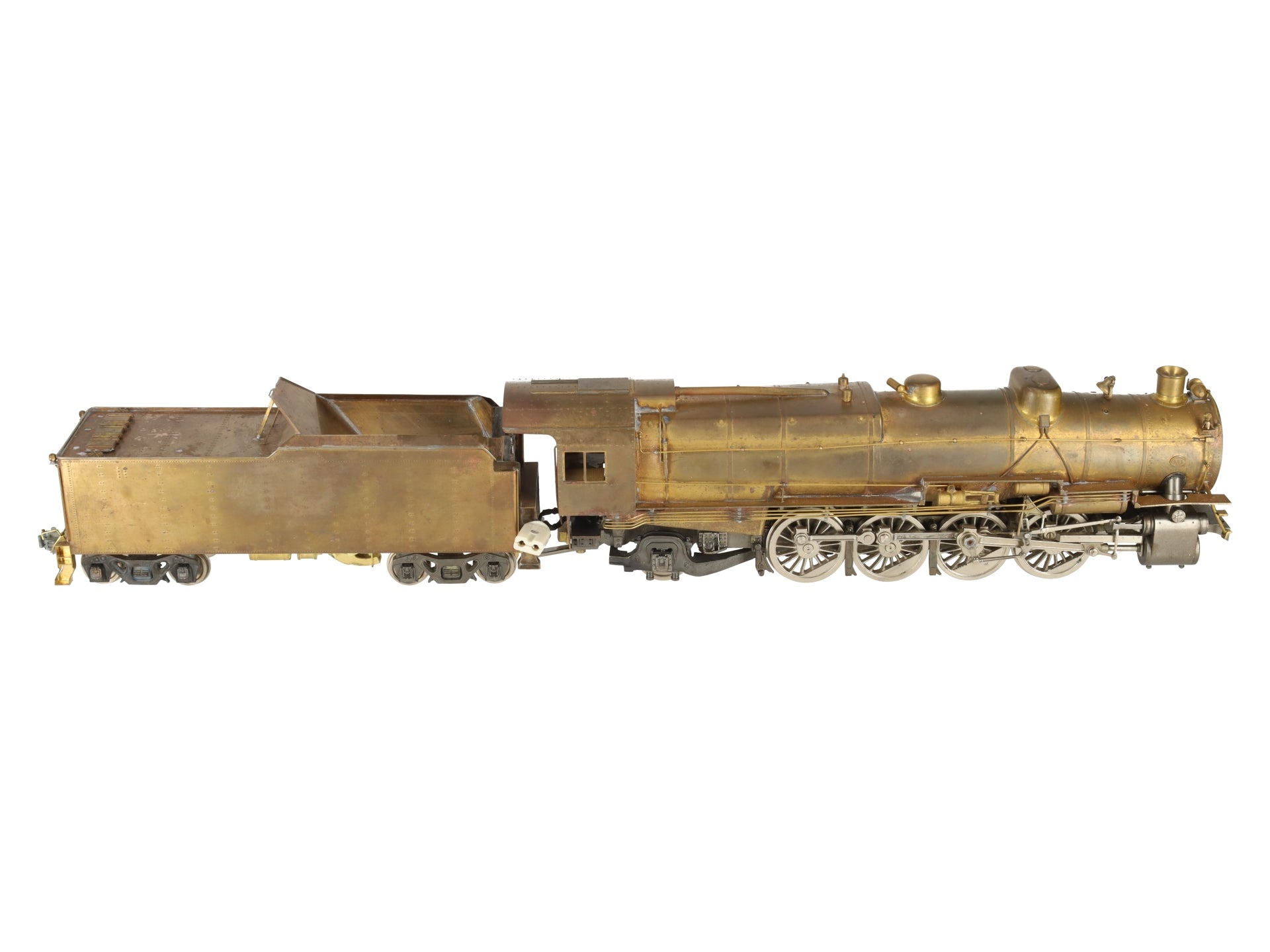 Max Gray 4-8-2 O Scale PRR M-1 Steam Locomotive And Tender #4204 VG
