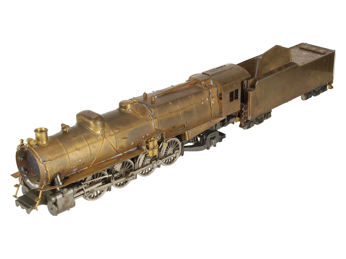 Max Gray 4-8-2 O Scale PRR M-1 Steam Locomotive And Tender #4204 VG