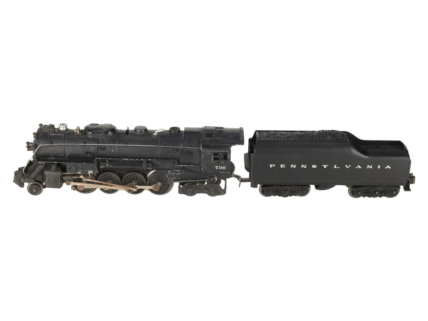 Lionel 726RR Vintage O 1952 Berkshire 2-8-4 Die-Cast Steam Locomotive & 2046W VG