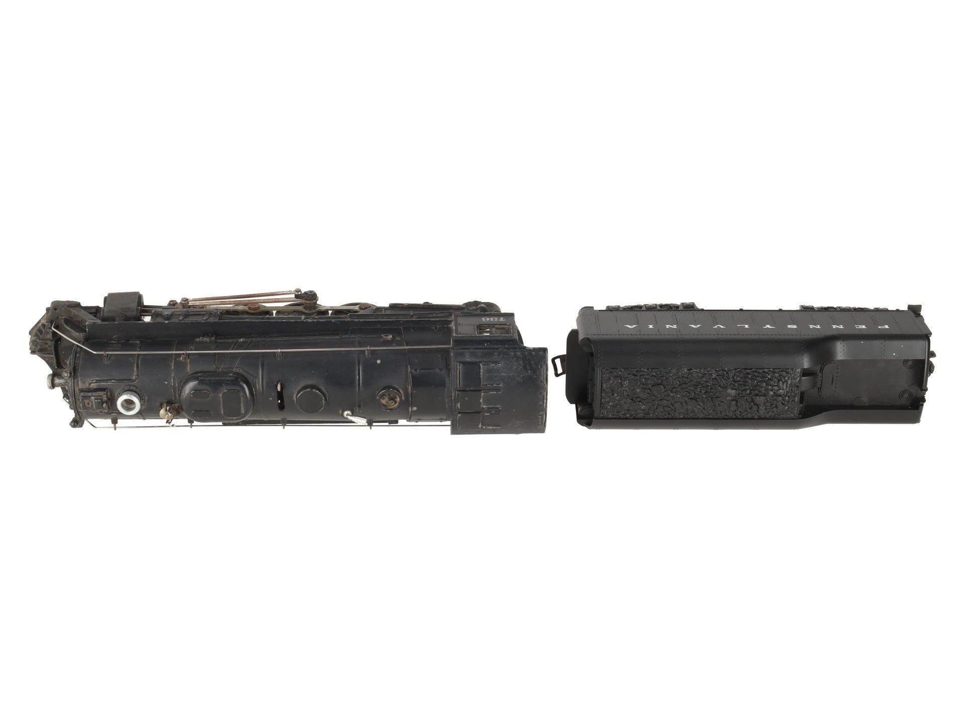 Lionel 726RR Vintage O 1952 Berkshire 2-8-4 Die-Cast Steam Locomotive & 2046W VG