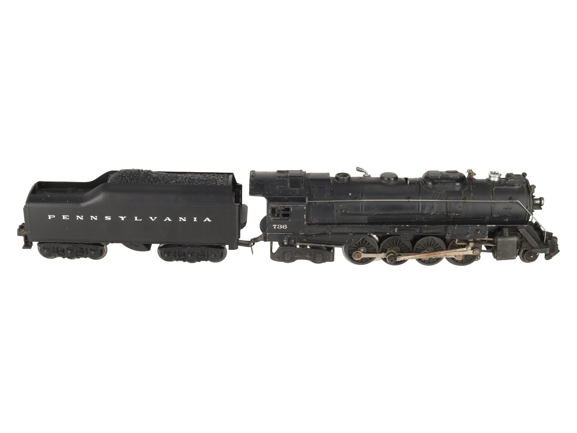 Lionel 726RR Vintage O 1952 Berkshire 2-8-4 Die-Cast Steam Locomotive & 2046W VG