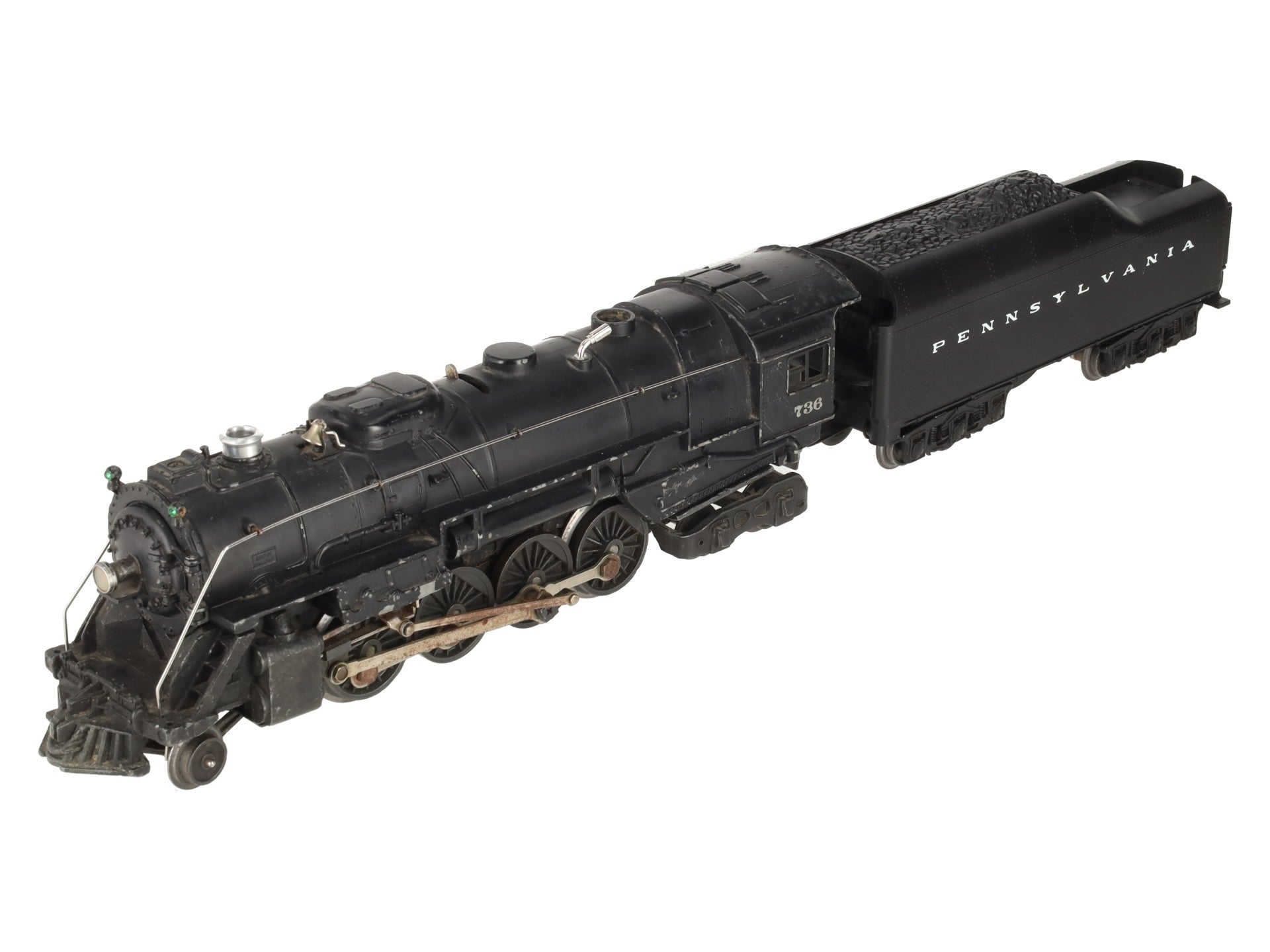 Lionel 726RR Vintage O 1952 Berkshire 2-8-4 Die-Cast Steam Locomotive & 2046W VG