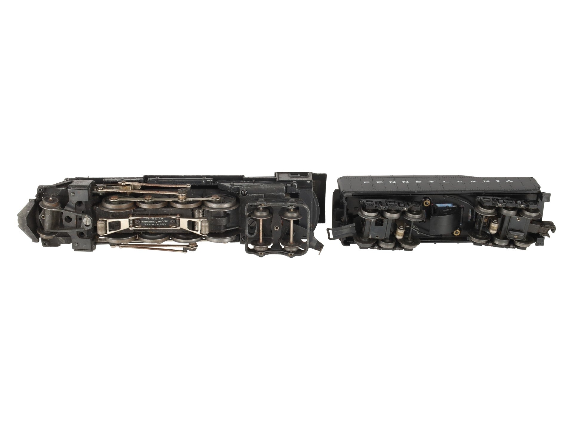 Lionel 726RR Vintage O 1952 Berkshire 2-8-4 Die-Cast Steam Locomotive & 2046W VG