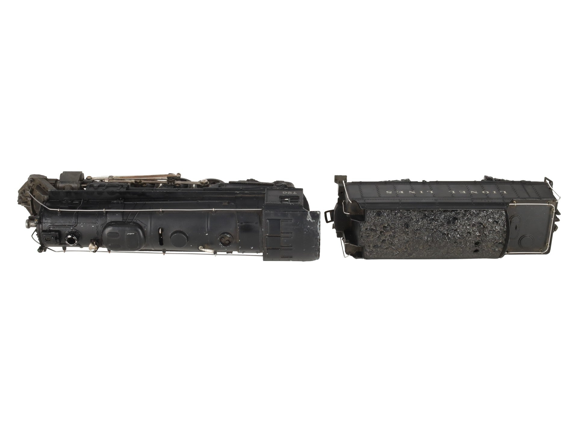 Lionel 726 Vintage O Berkshire 2-8-4 Steam Locomotive & 2426W Tender VG