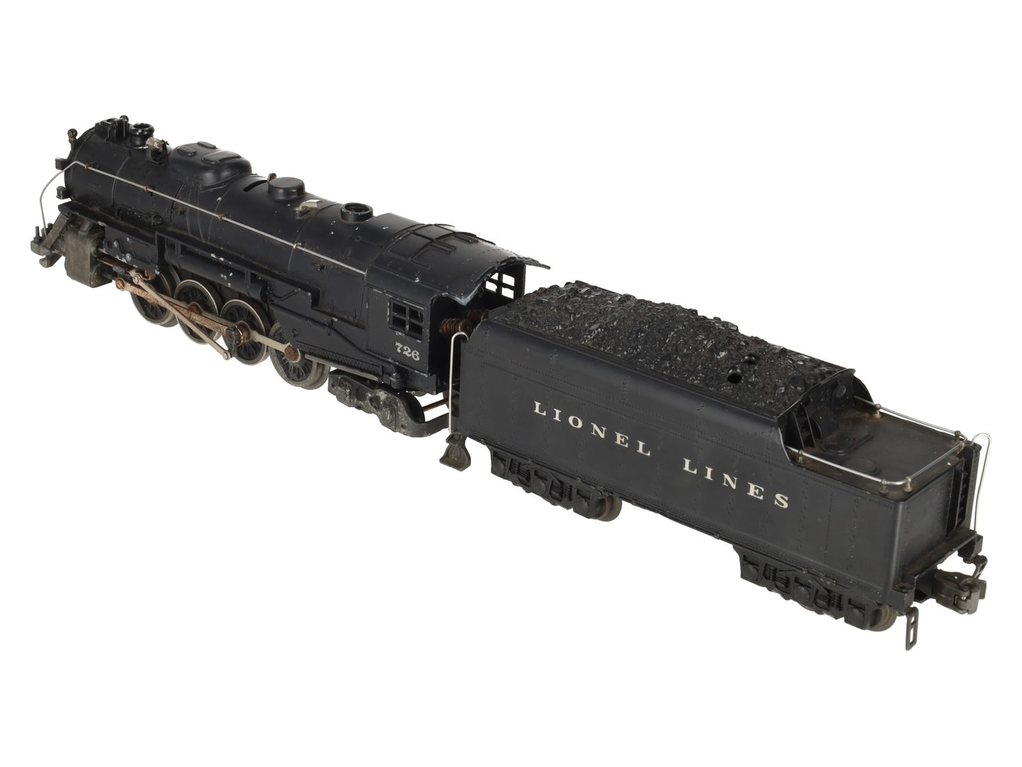 Lionel 726 Vintage O Berkshire 2-8-4 Steam Locomotive & 2426W Tender VG