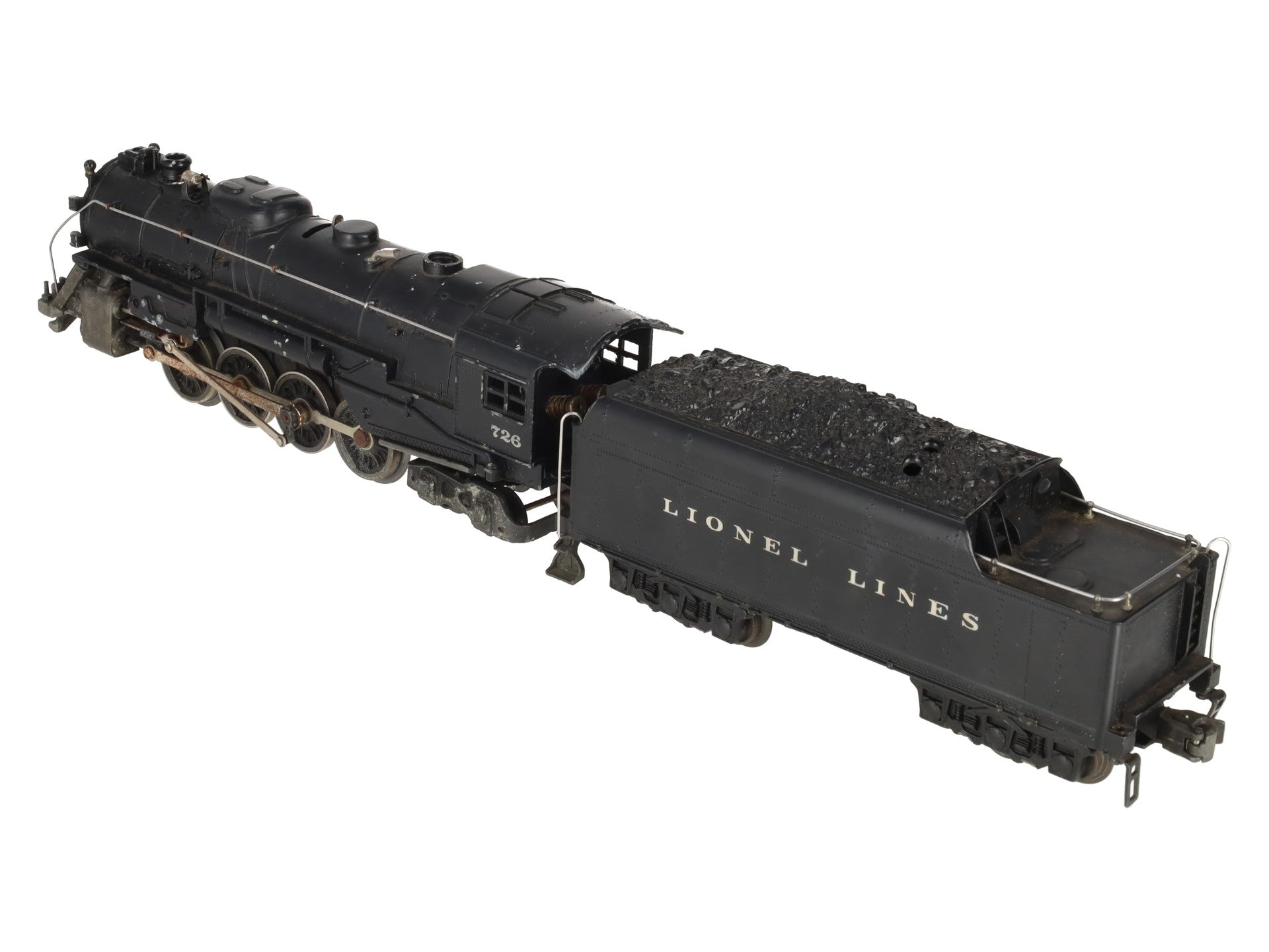 Lionel 726 Vintage O Berkshire 2-8-4 Steam Locomotive & 2426W Tender VG