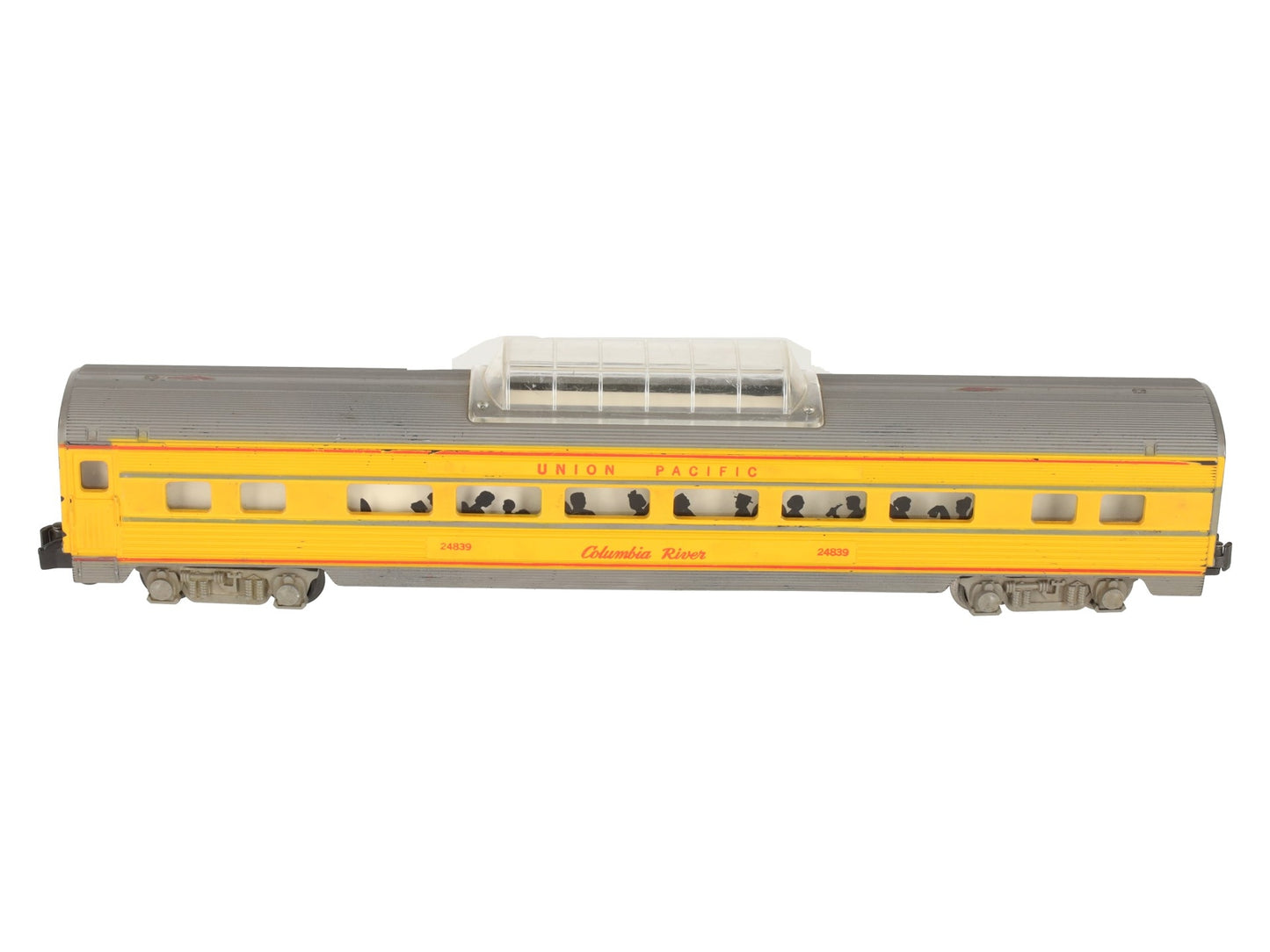 American Flyer 24839 Vintage S Union Pacific Vista Dome Passenger Car VG