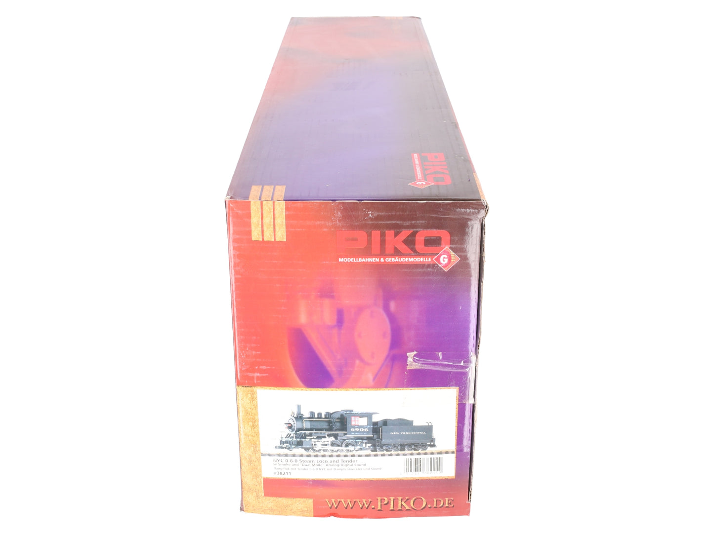 Piko 38211 G New York Central 0-6-0 Loco & Tender with Sound #6906 EX/Box