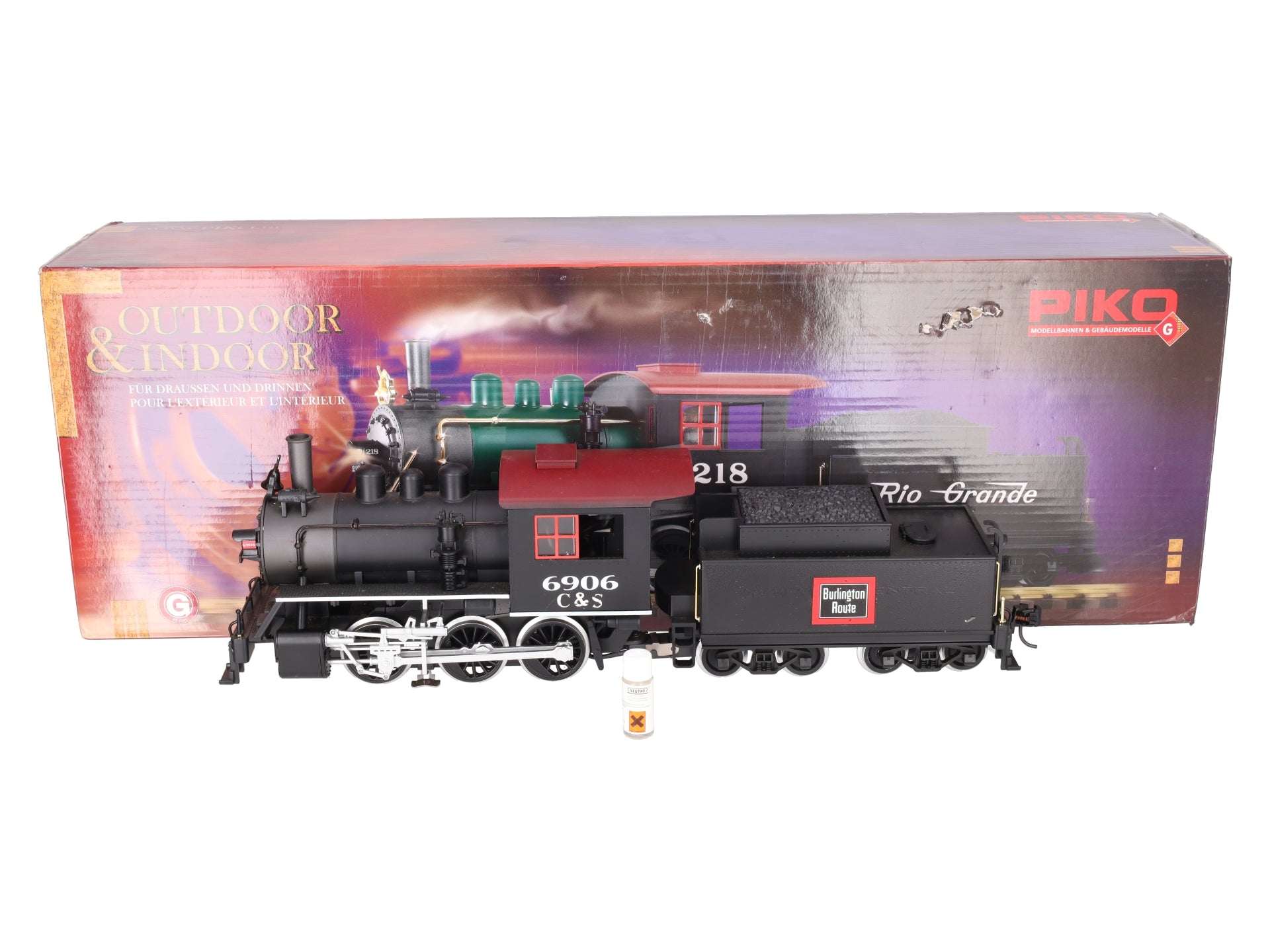 Piko 38211 G New York Central 0-6-0 Loco & Tender with Sound #6906 EX/Box