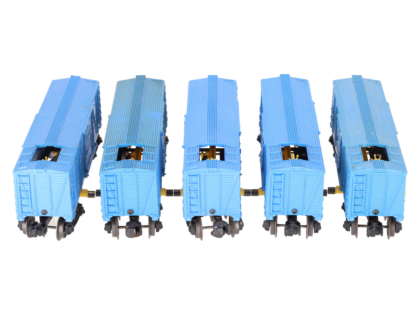 Lionel Vintage O Gauge Bronx Zoo Operating Giraffe Cars: 3386, 3376 [5] VG
