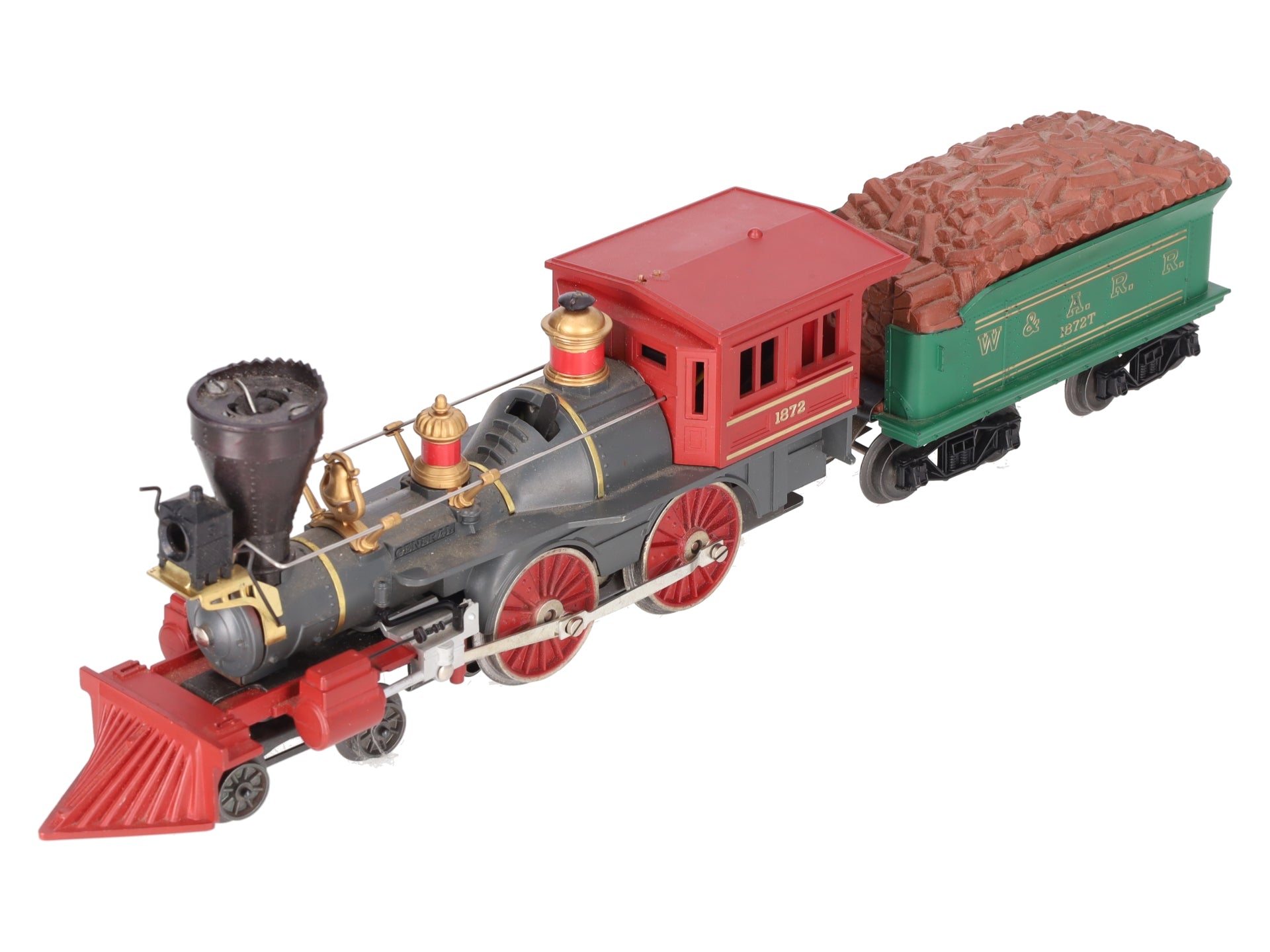 Lionel 1872 Vintage O General 4-4-0 Steam Locomotive & Tender VG