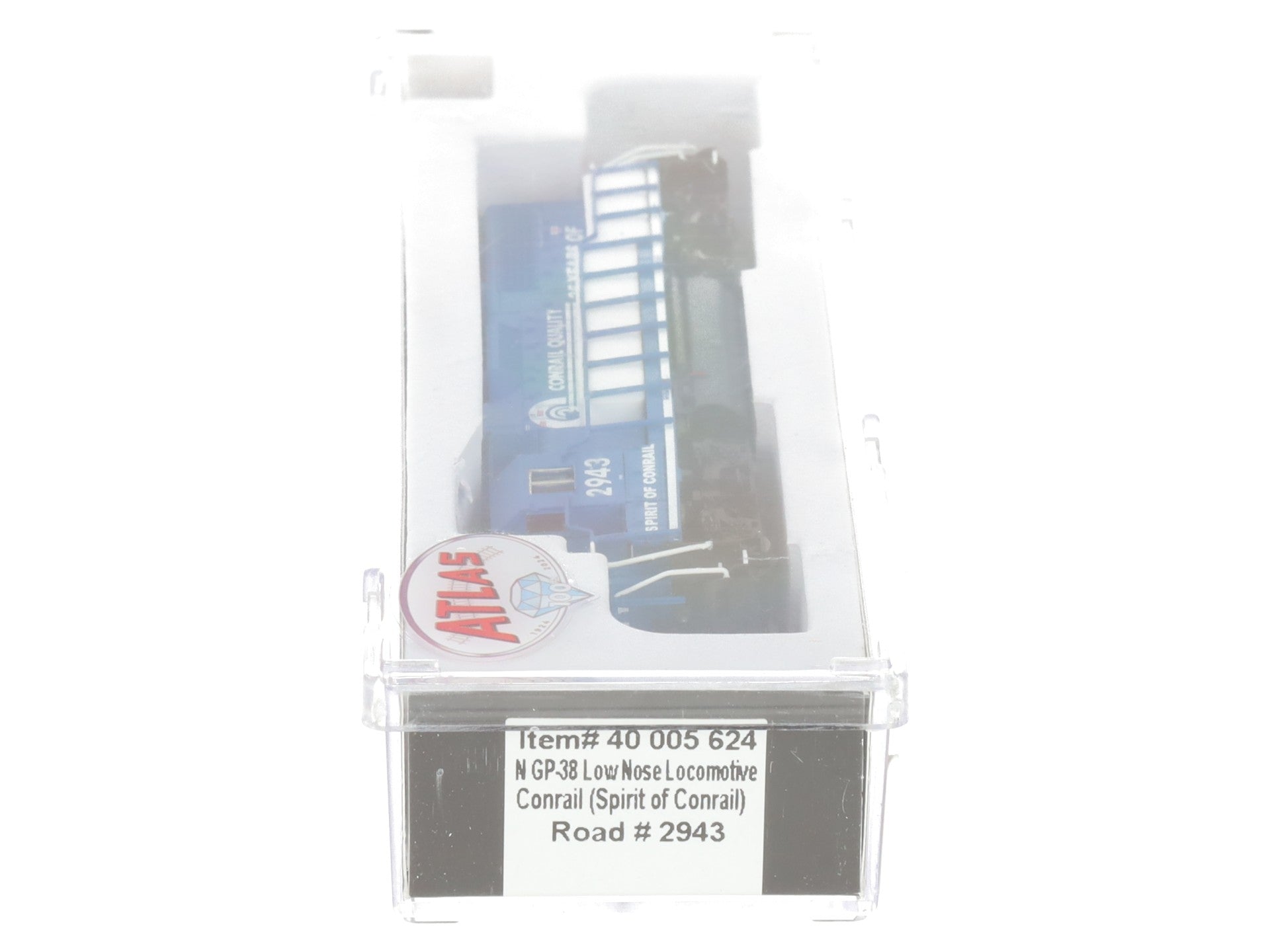 Atlas 40005624 N CR GP-38 Low Nose Diesel Locomotive with LokSound & DCC #2943 LN/Box