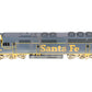 KTM Scale Models O BRASS Santa Fe EMD F-45 Diesel Locomotive -2 Rail/Painted EX