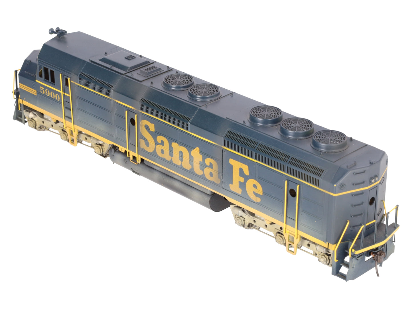 KTM Scale Models O BRASS Santa Fe EMD F-45 Diesel Locomotive -2 Rail/Painted EX