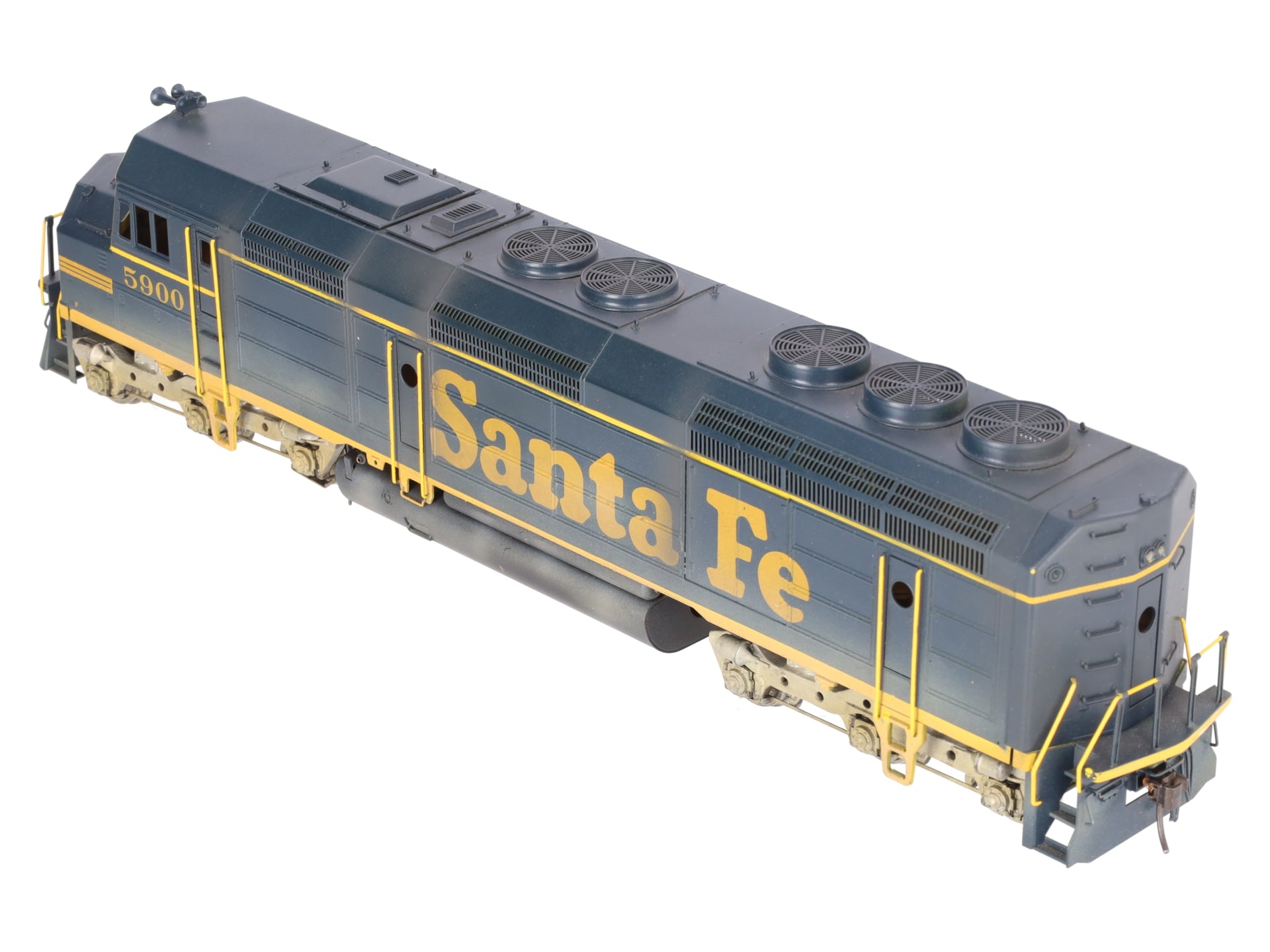 KTM Scale Models O BRASS Santa Fe EMD F-45 Diesel Locomotive -2 Rail/Painted EX