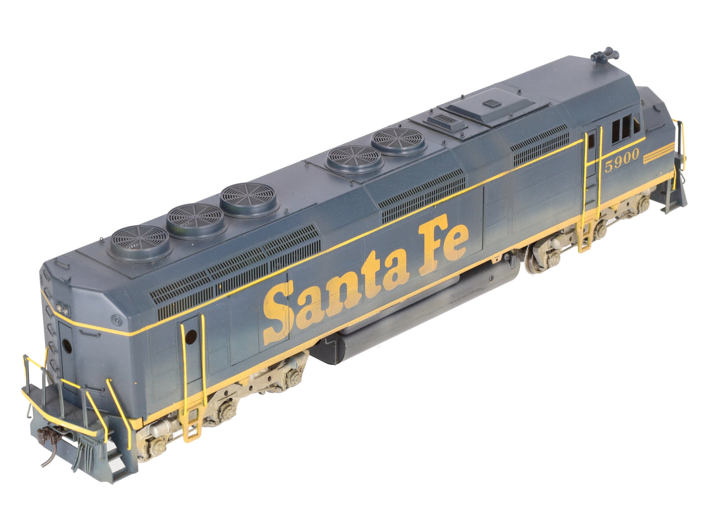 KTM Scale Models O BRASS Santa Fe EMD F-45 Diesel Locomotive -2 Rail/Painted EX