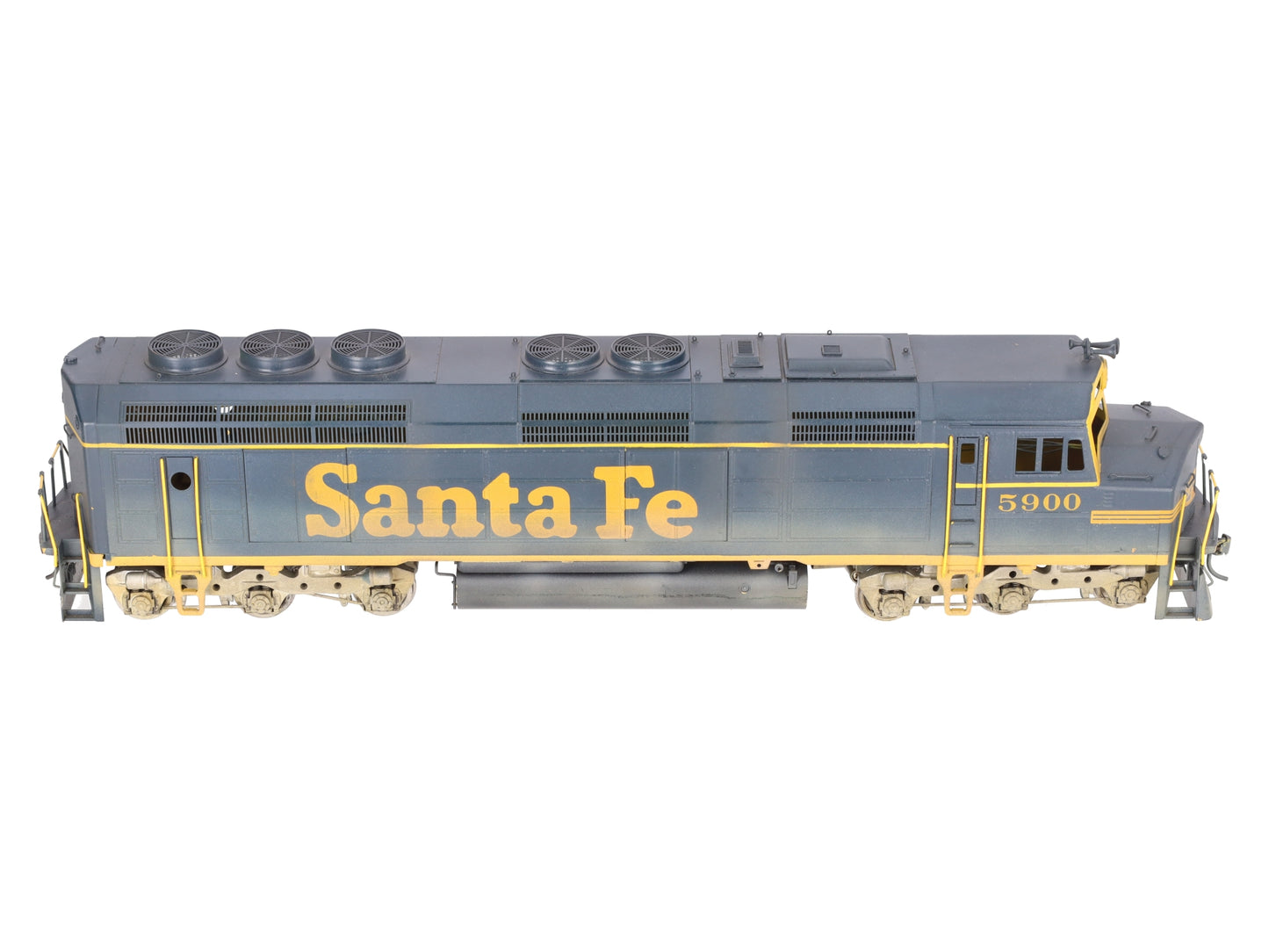KTM Scale Models O BRASS Santa Fe EMD F-45 Diesel Locomotive -2 Rail/Painted EX