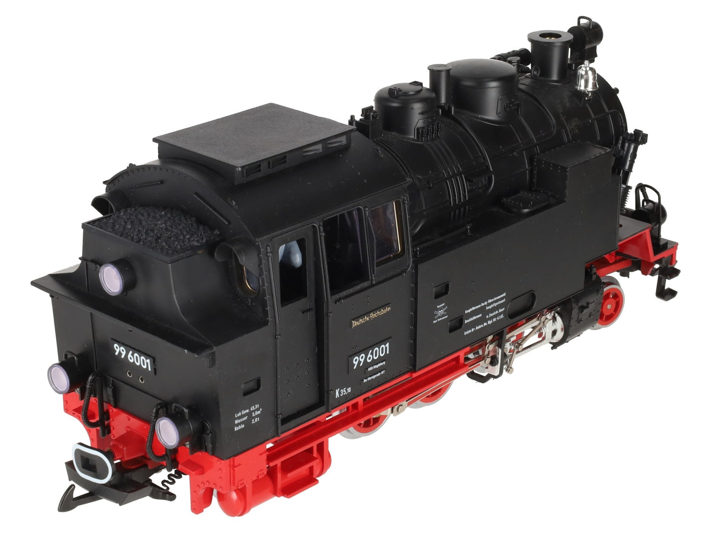 LGB 2080S G Scale 2-6-2 Powered Tank Steam Locomotive w/Sound #99 6001 EX/Box