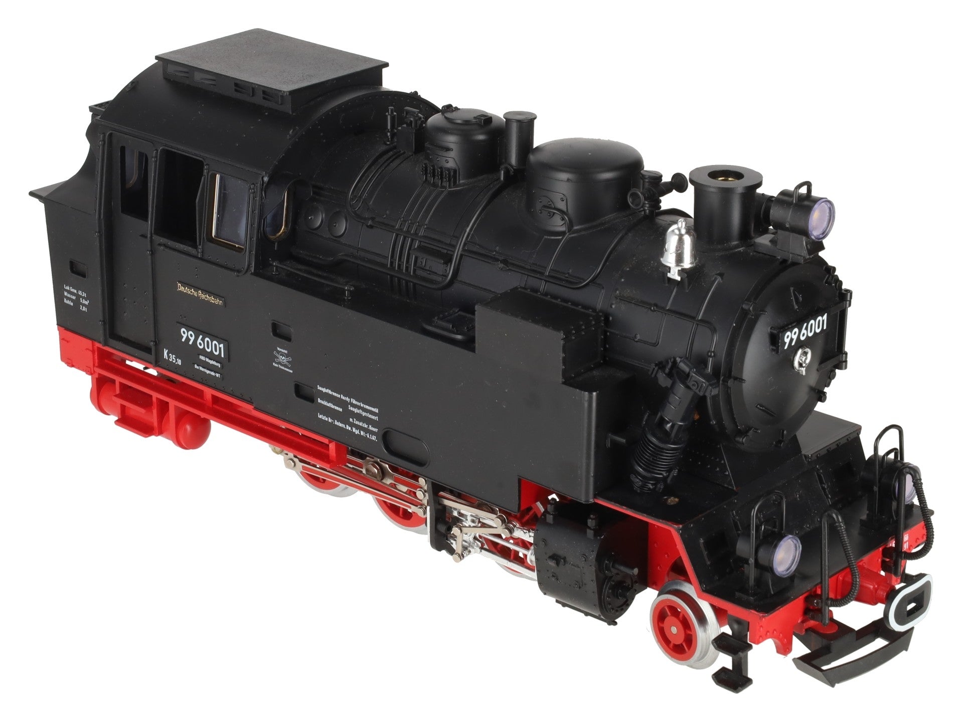 LGB 2080S G Scale 2-6-2 Powered Tank Steam Locomotive w/Sound #99 6001 EX/Box