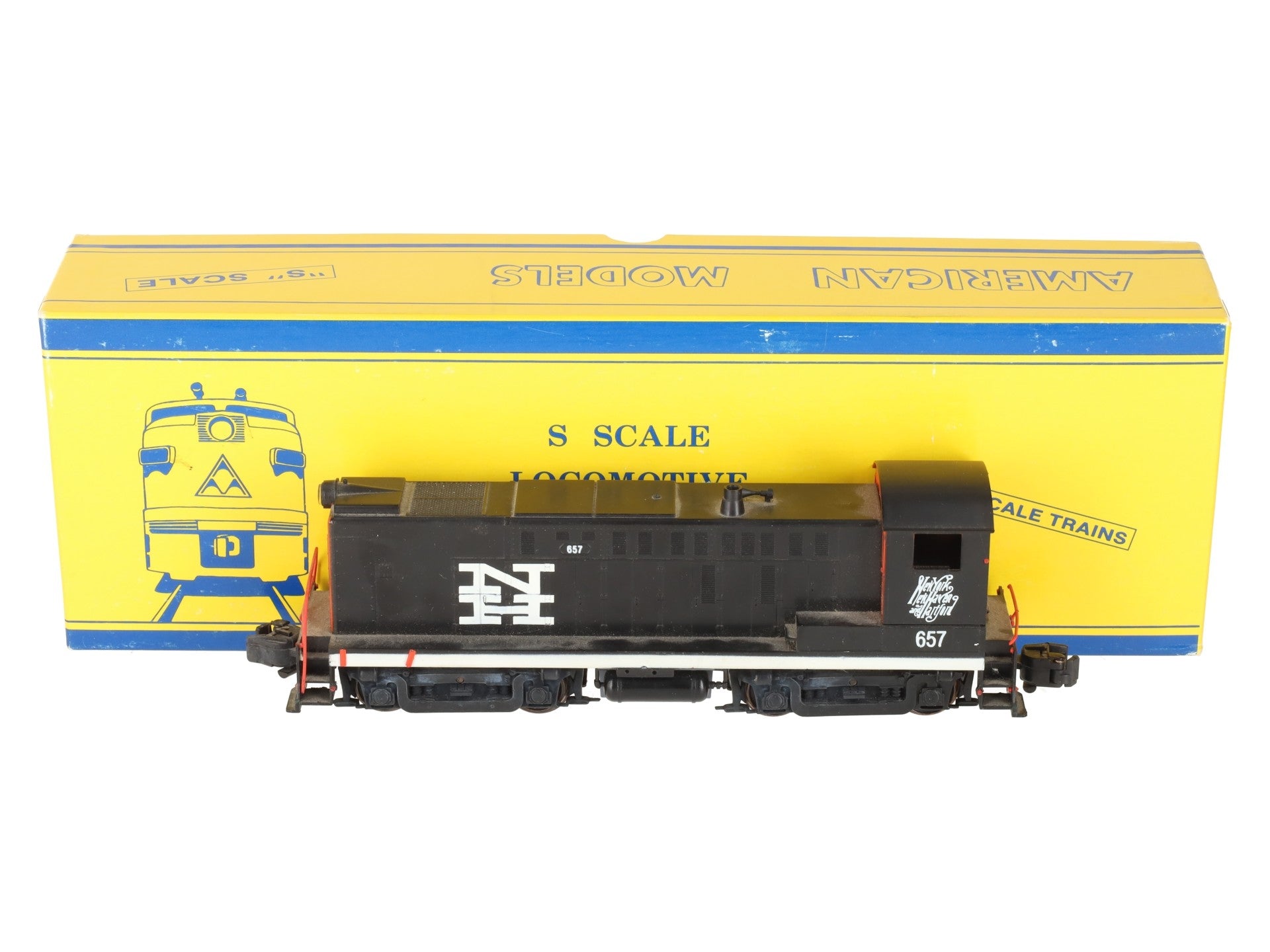 American Models S1201 S Scale New Haven High-Gearing Diesel Switcher VG/Box