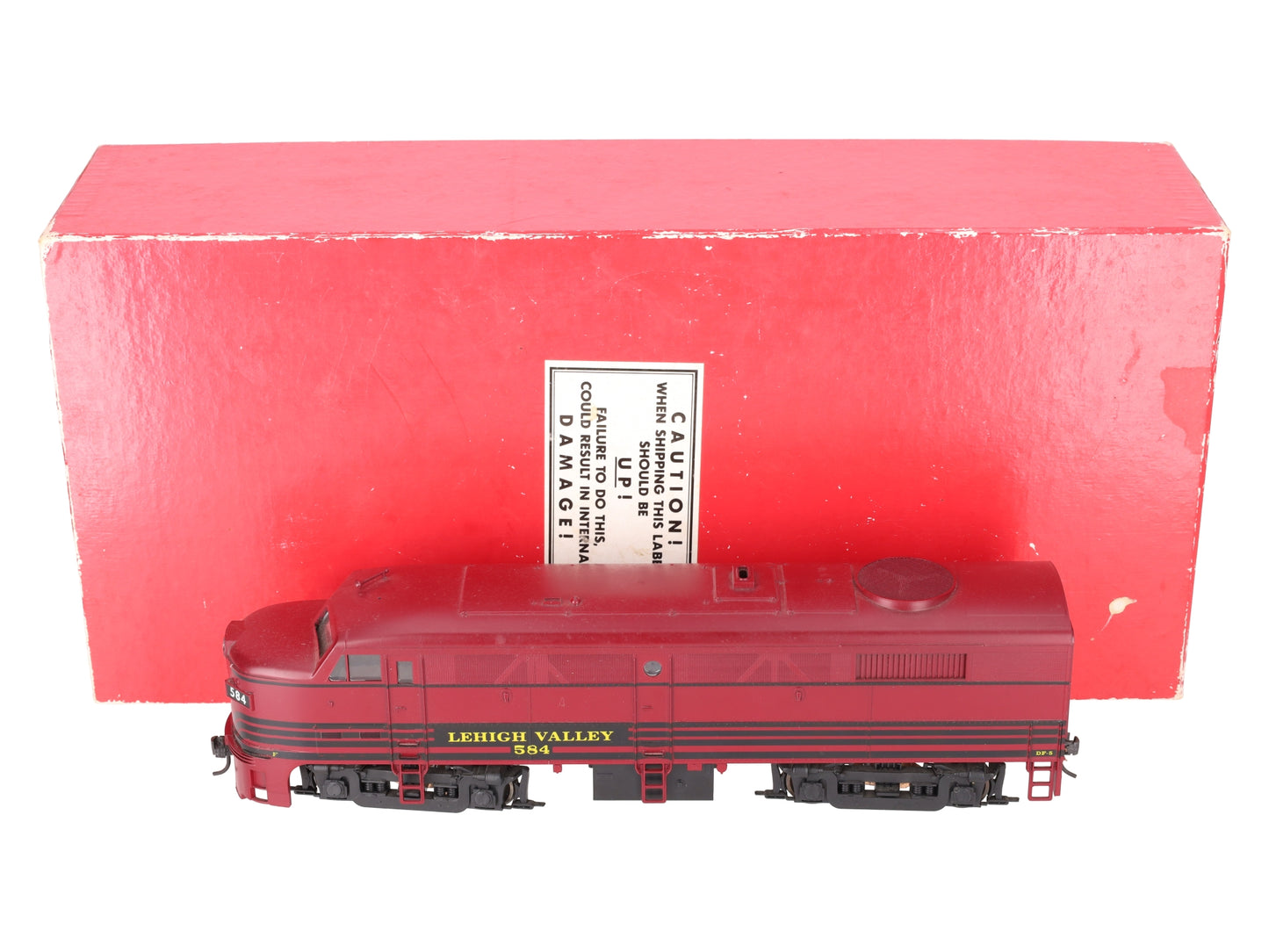 Weaver 6020 O Scale Lehigh Valley FA-2 Powered Diesel Locomotive A-Unit (2-Rail) VG/Box