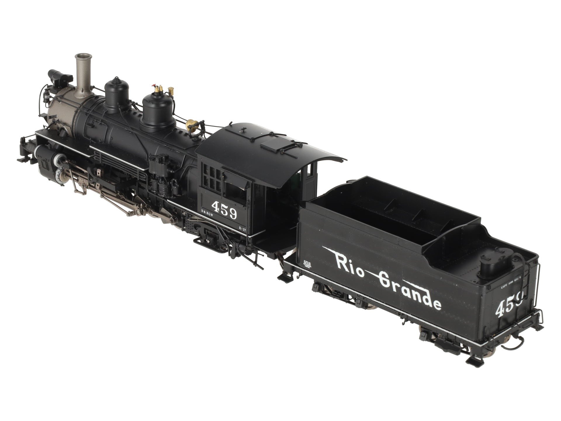 Mountain Model Imports DC1007-3 On3 Scale DRGW 2-8-2 Steam Loco/Tender #459 EX/Box