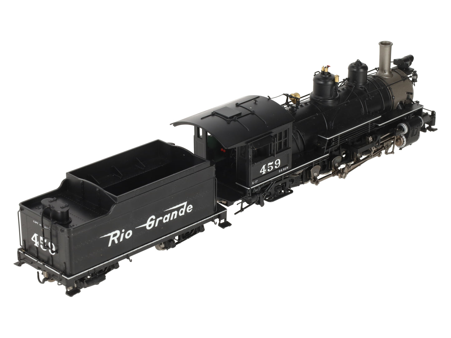 Mountain Model Imports DC1007-3 On3 Scale DRGW 2-8-2 Steam Loco/Tender #459 EX/Box