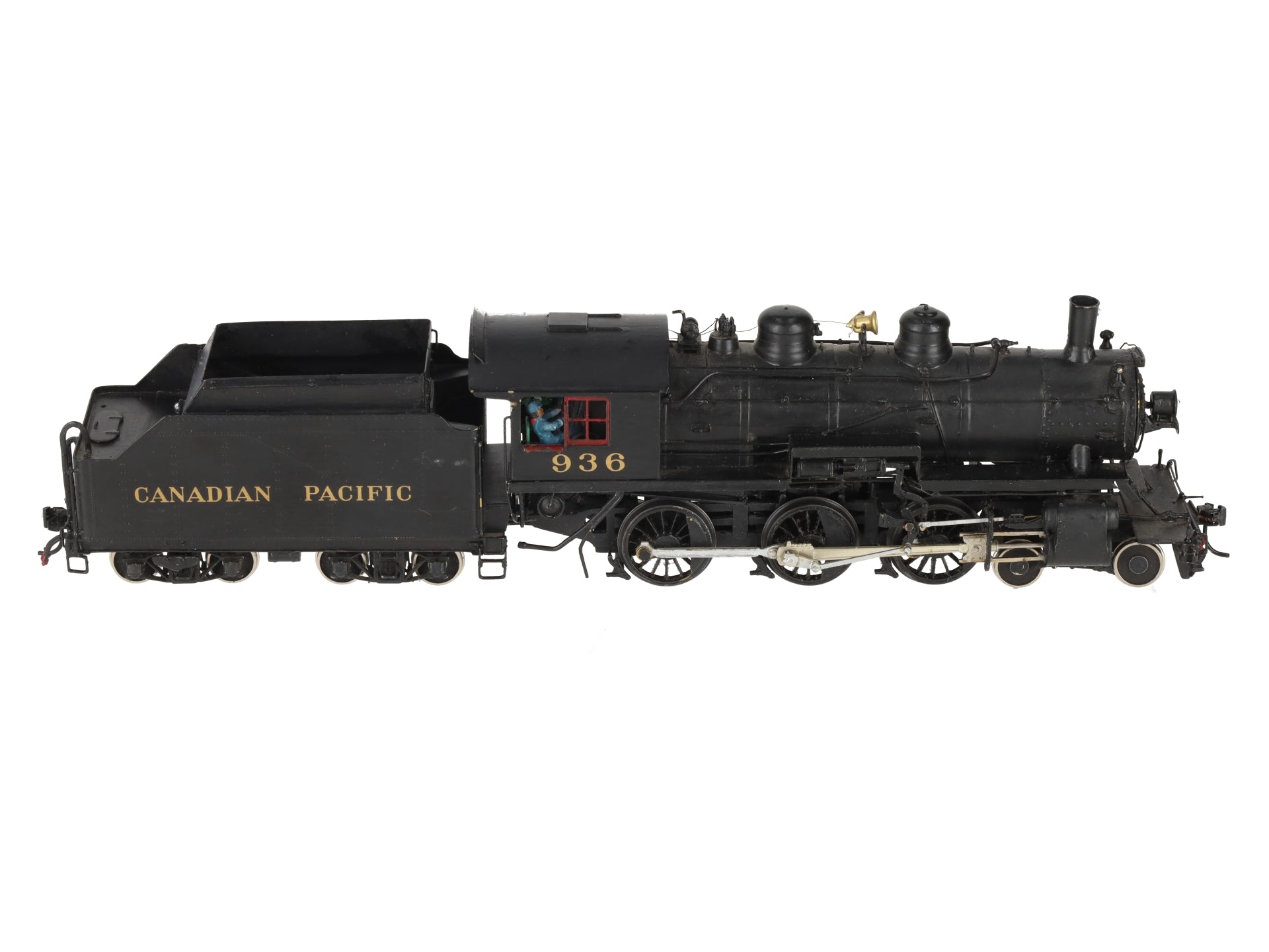 Omnicon S Scale Brass Custom CPR G-15 4-6-0 Steam Locomotive & Tender #936/Box