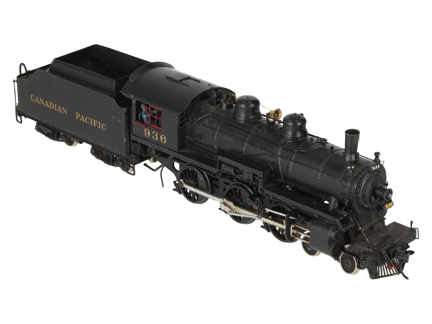 Omnicon S Scale Brass Custom CPR G-15 4-6-0 Steam Locomotive & Tender #936/Box