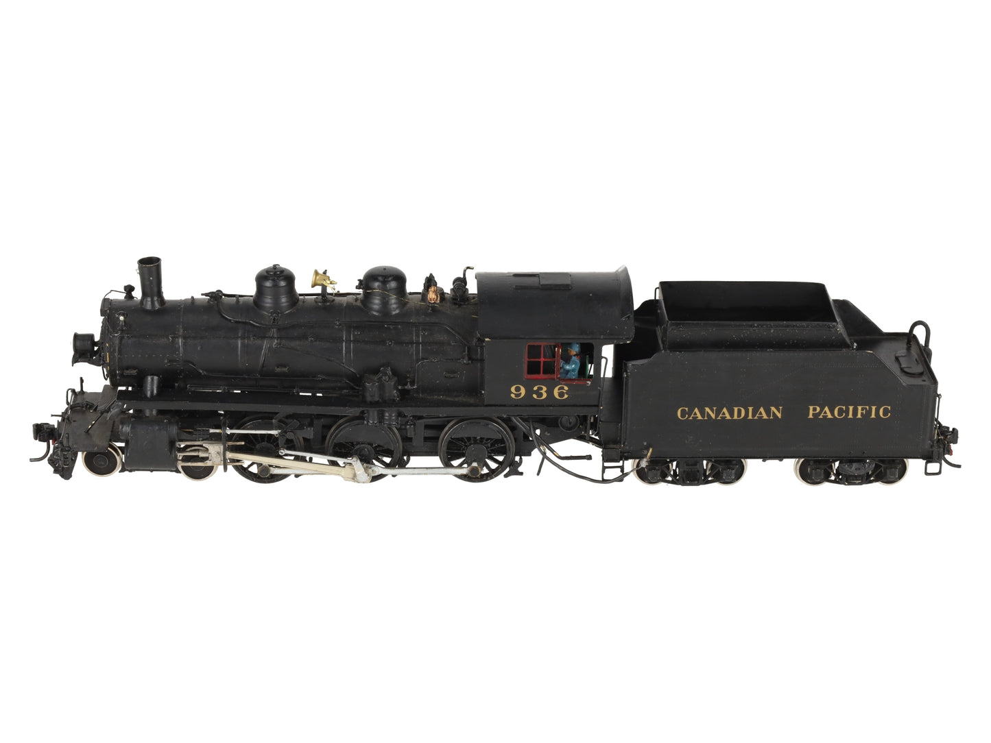 Omnicon S Scale Brass Custom CPR G-15 4-6-0 Steam Locomotive & Tender #936/Box